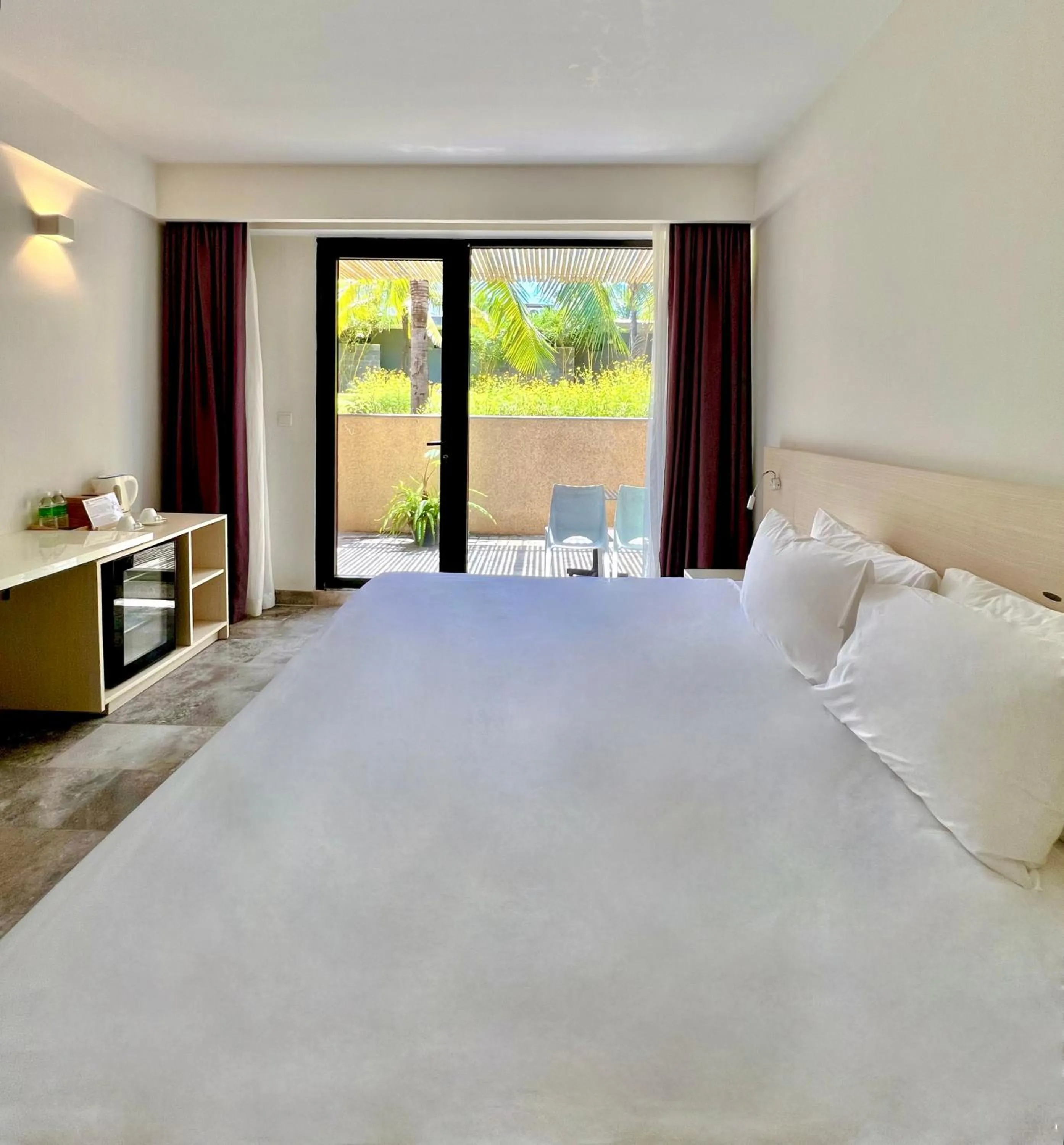 Bed in Temple Da Nang Resort