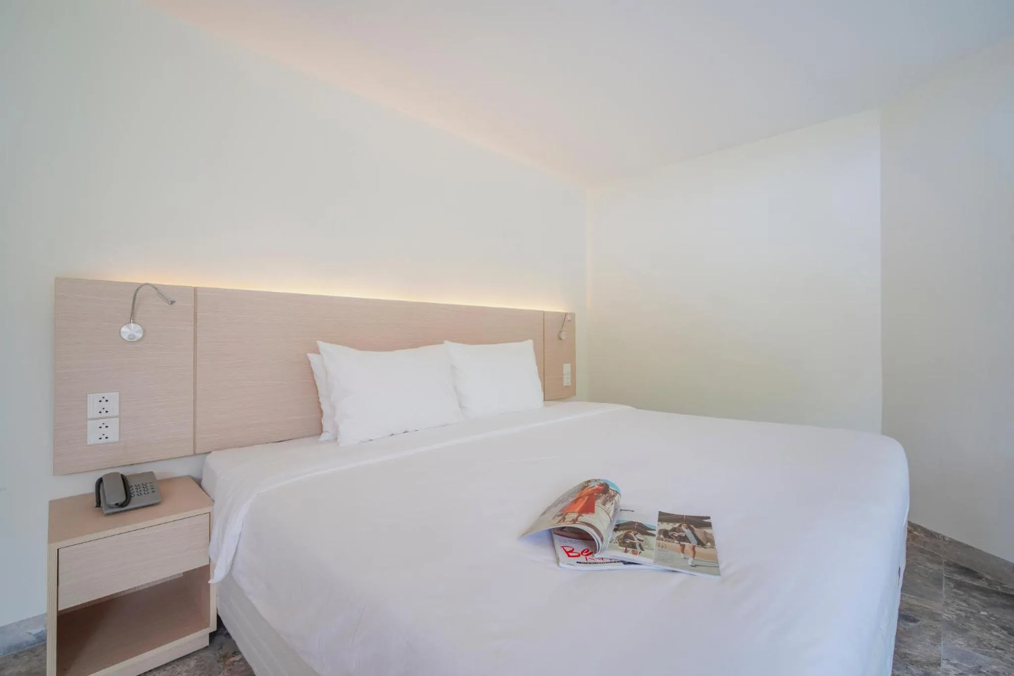 Bed in Temple Da Nang Resort