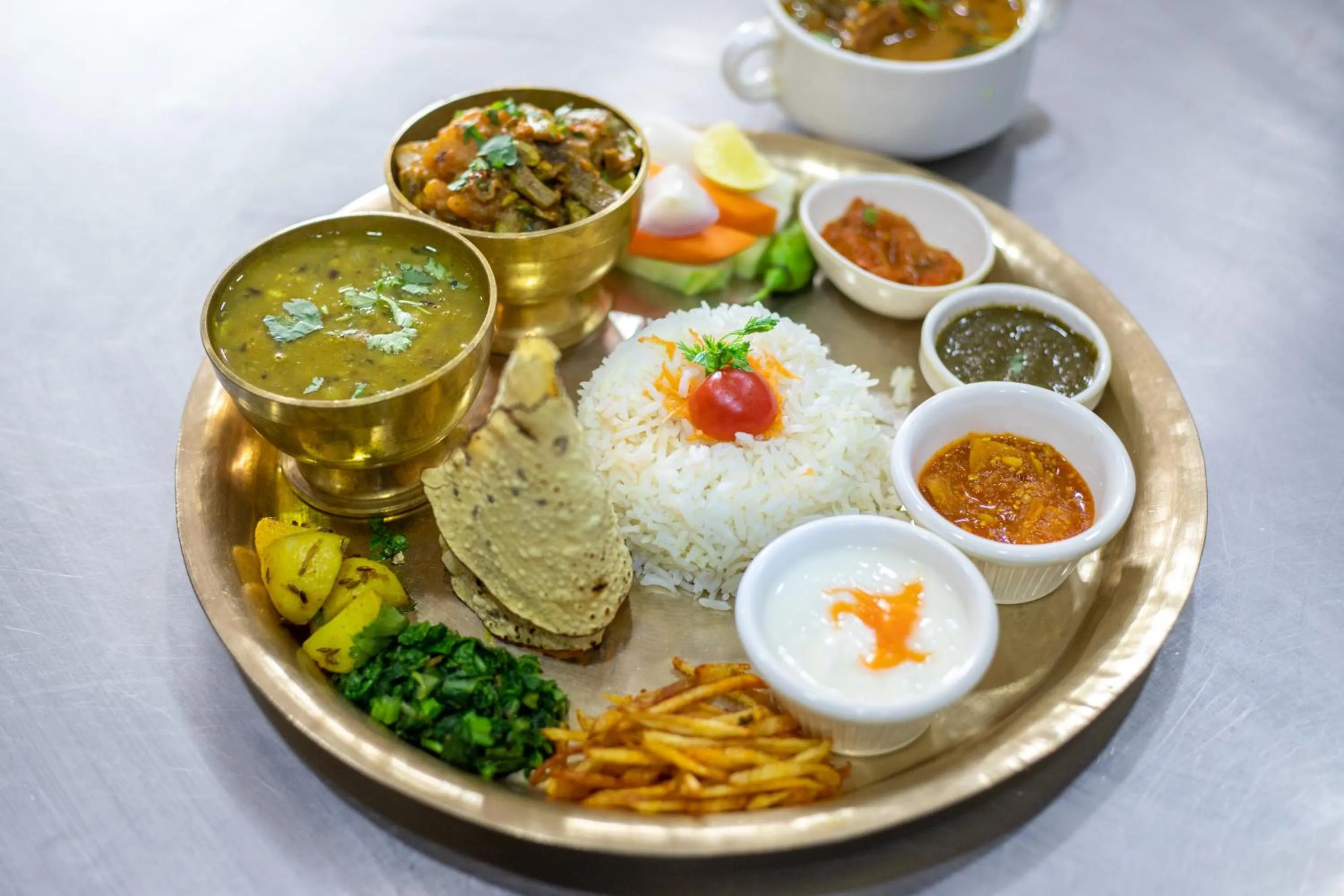 Food close-up in Airport Himalaya Boutique Hotel