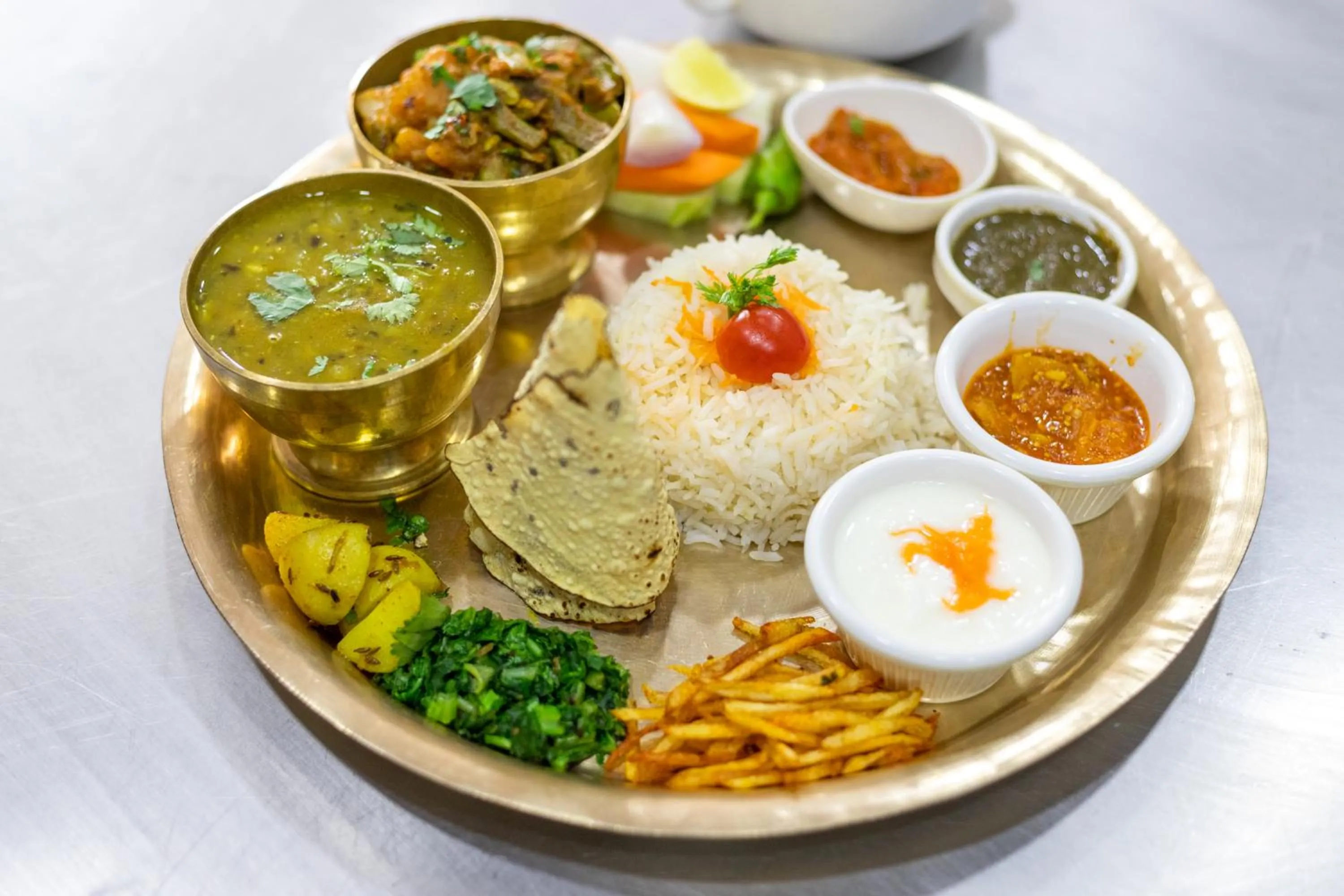 Food close-up in Airport Himalaya Boutique Hotel
