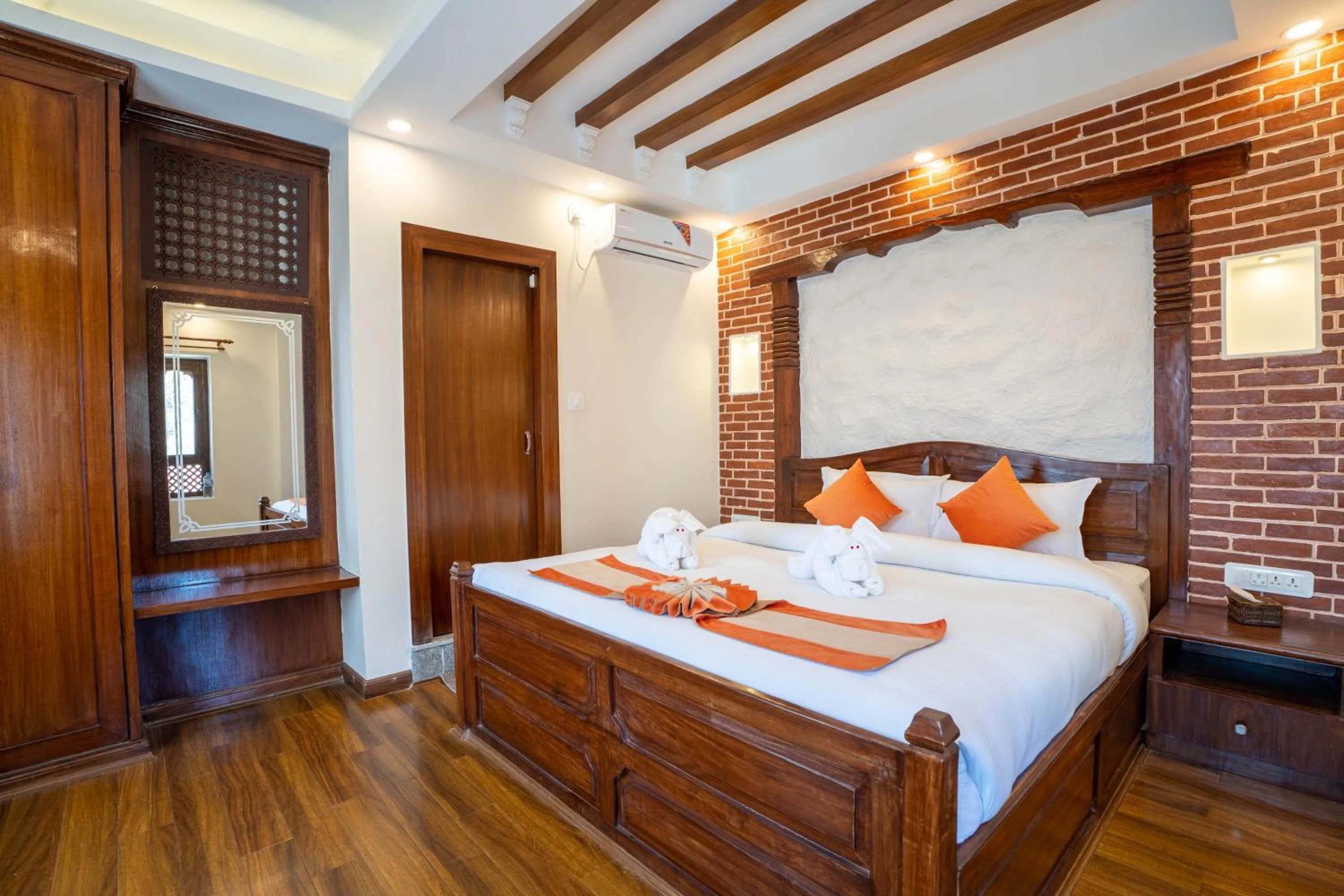 Bed in Airport Himalaya Boutique Hotel