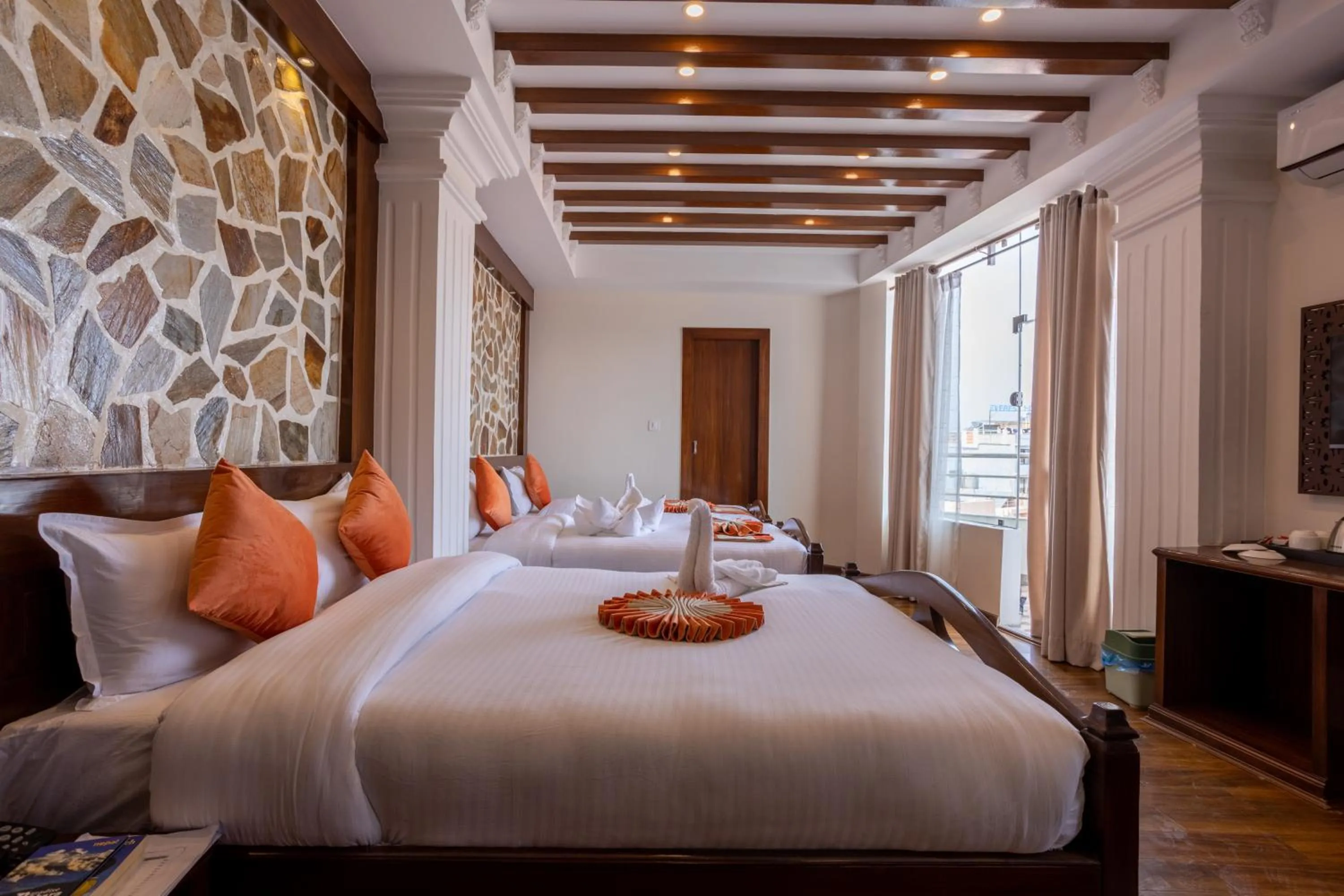 Bed in Airport Himalaya Boutique Hotel