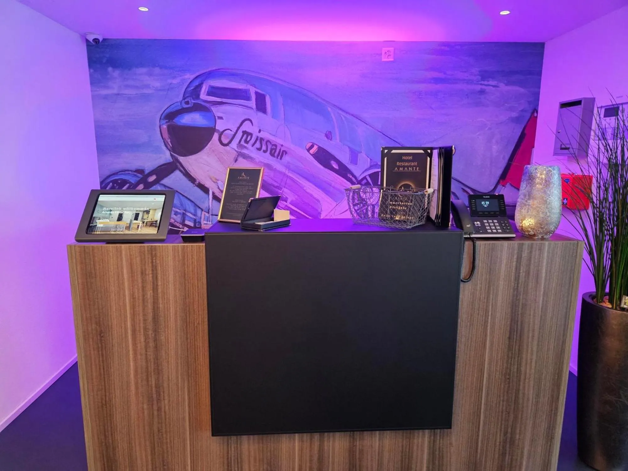 Lobby or reception in AMANTE Hotel