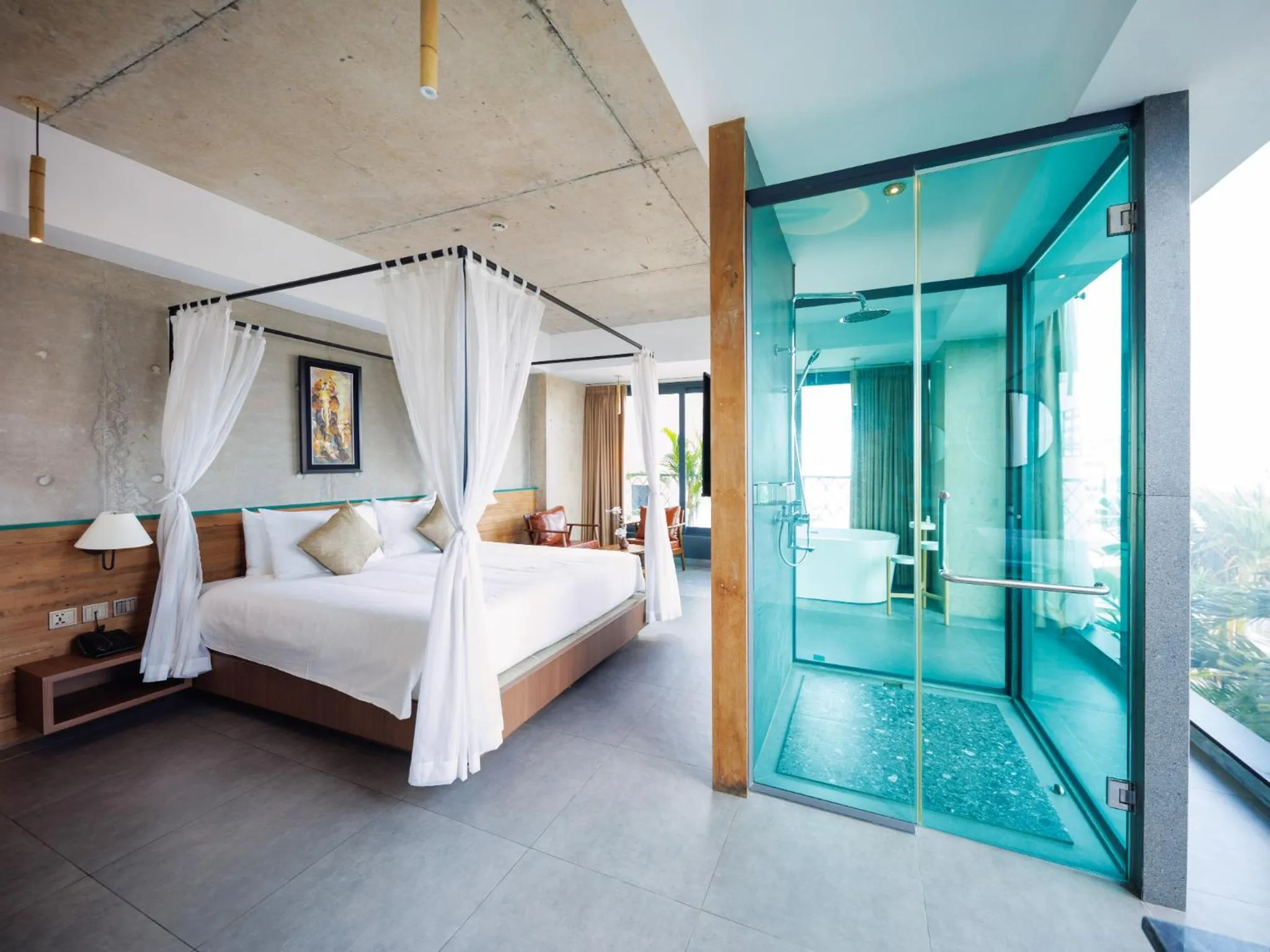 Photo of the whole room, Bed in CHECK inn Phnom Penh Royal Palace