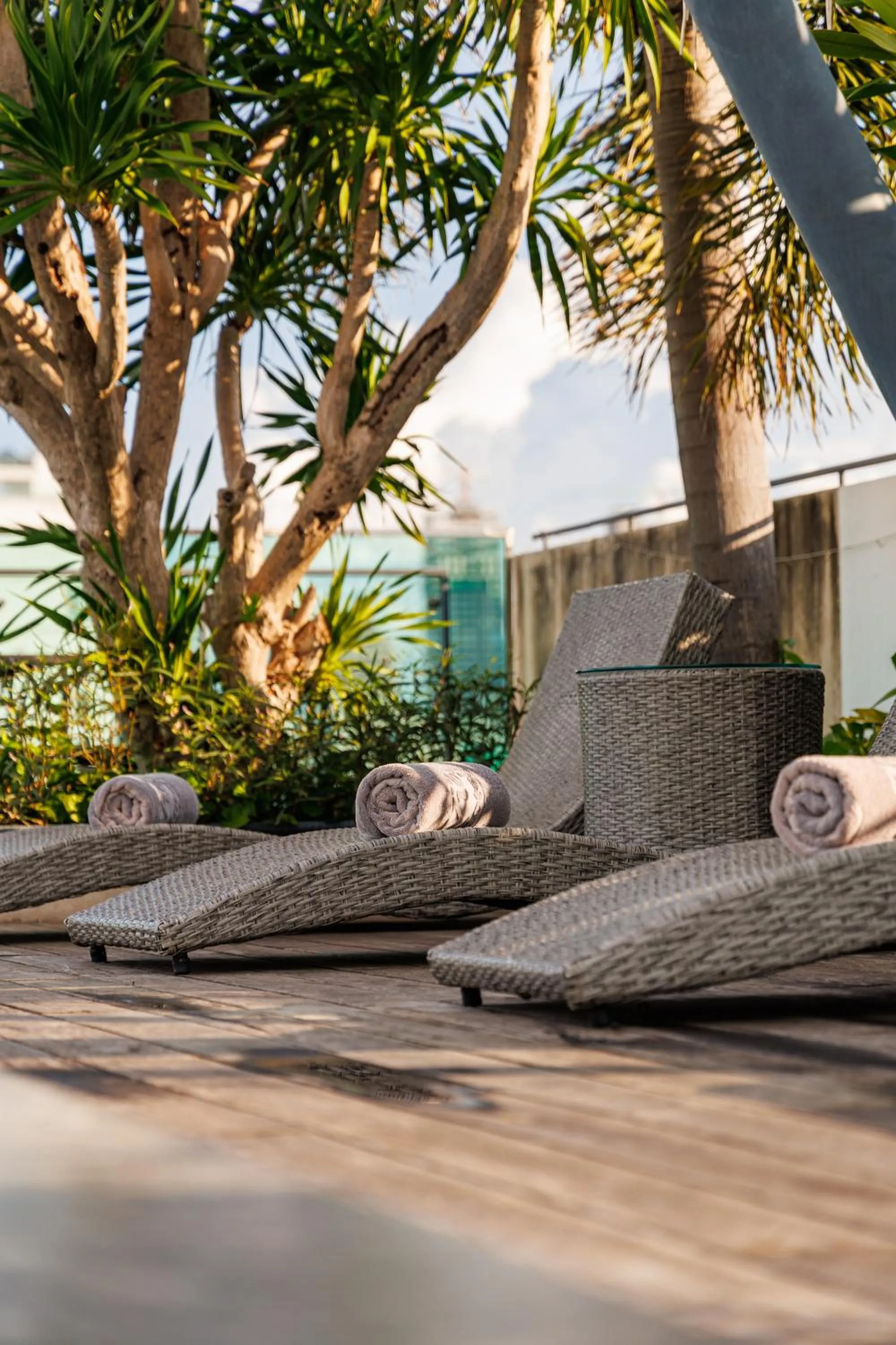 Garden view in CHECK inn Phnom Penh Royal Palace