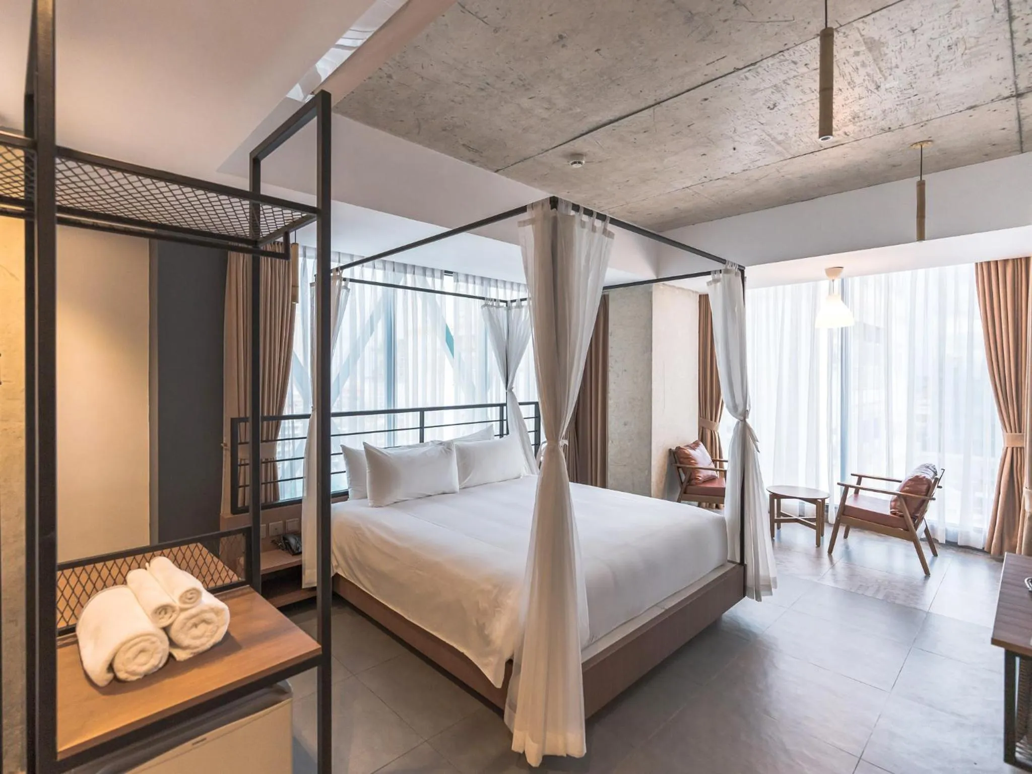 Photo of the whole room, Bed in CHECK inn Phnom Penh Royal Palace