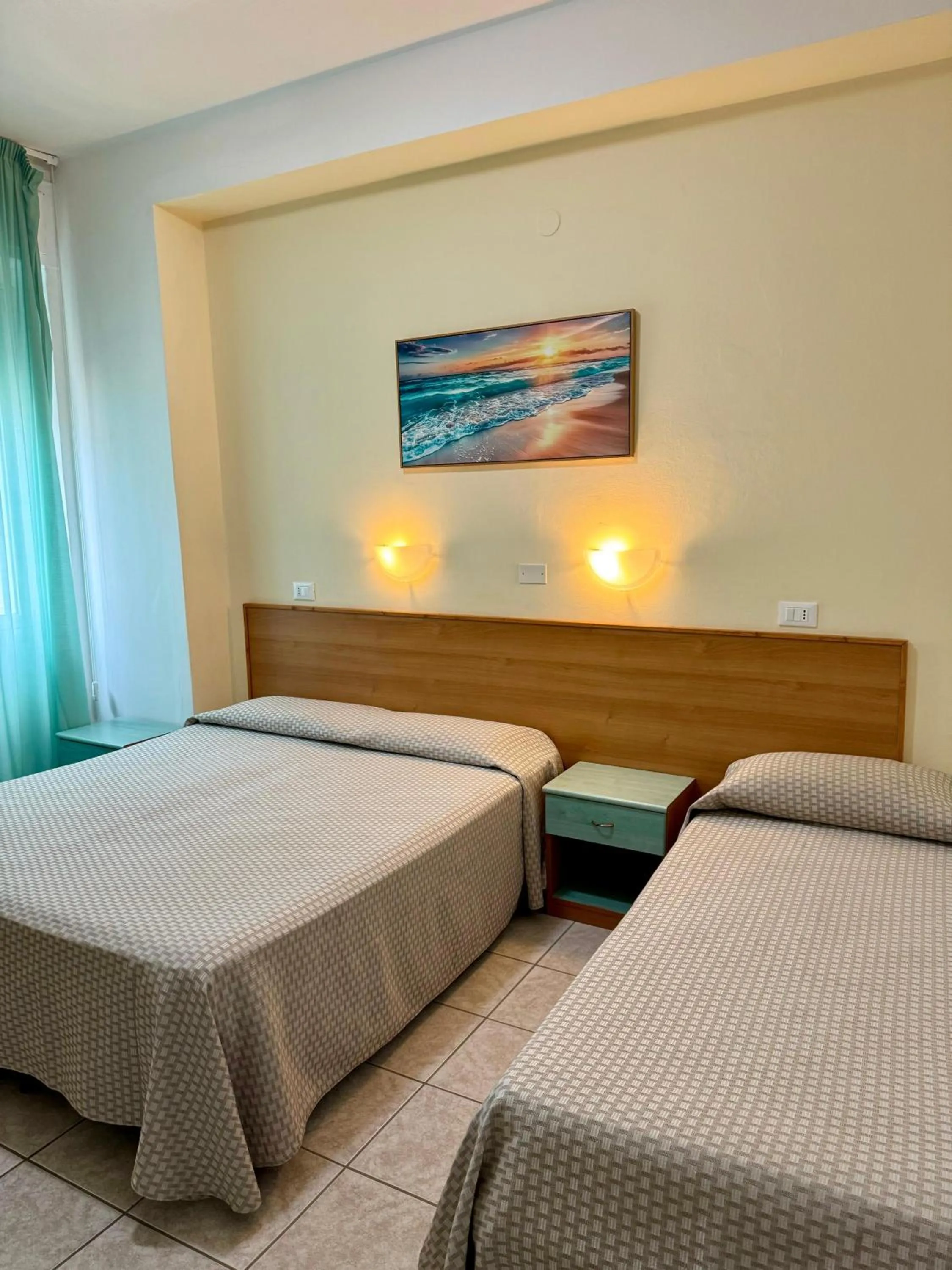 Bed in Hotel Valente