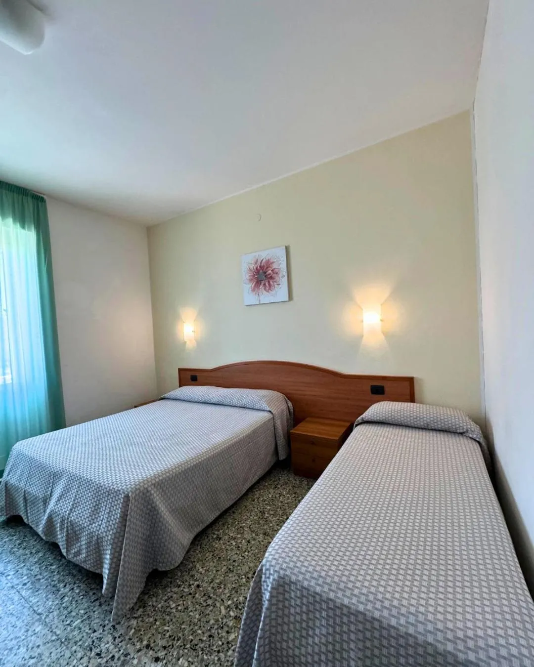 Bed in Hotel Valente