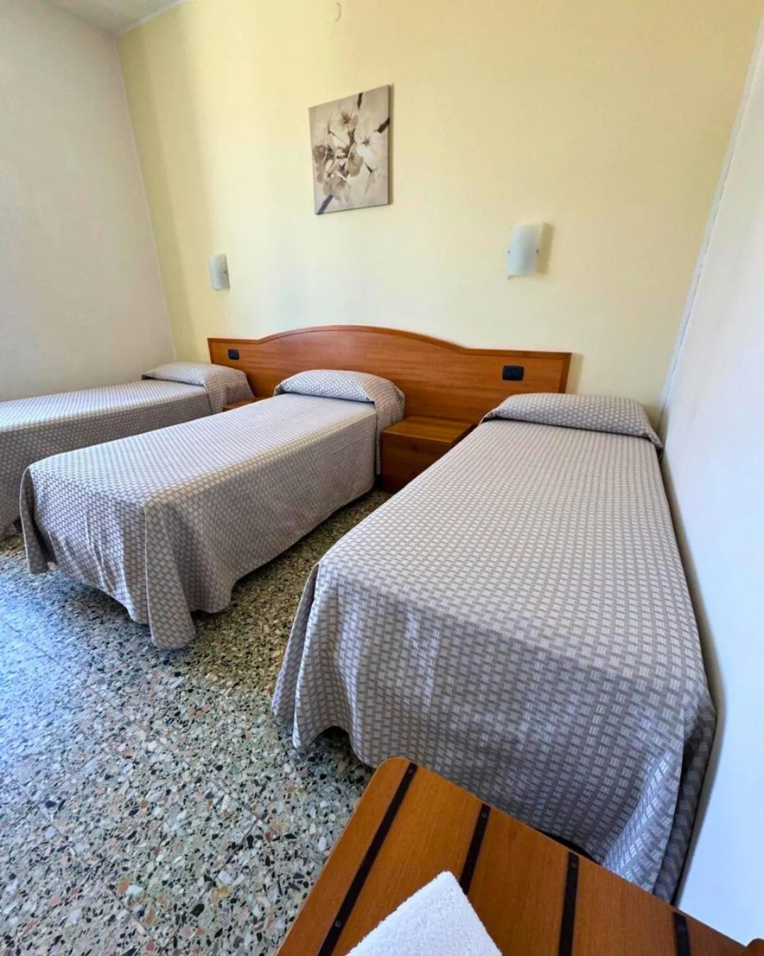 Bed in Hotel Valente