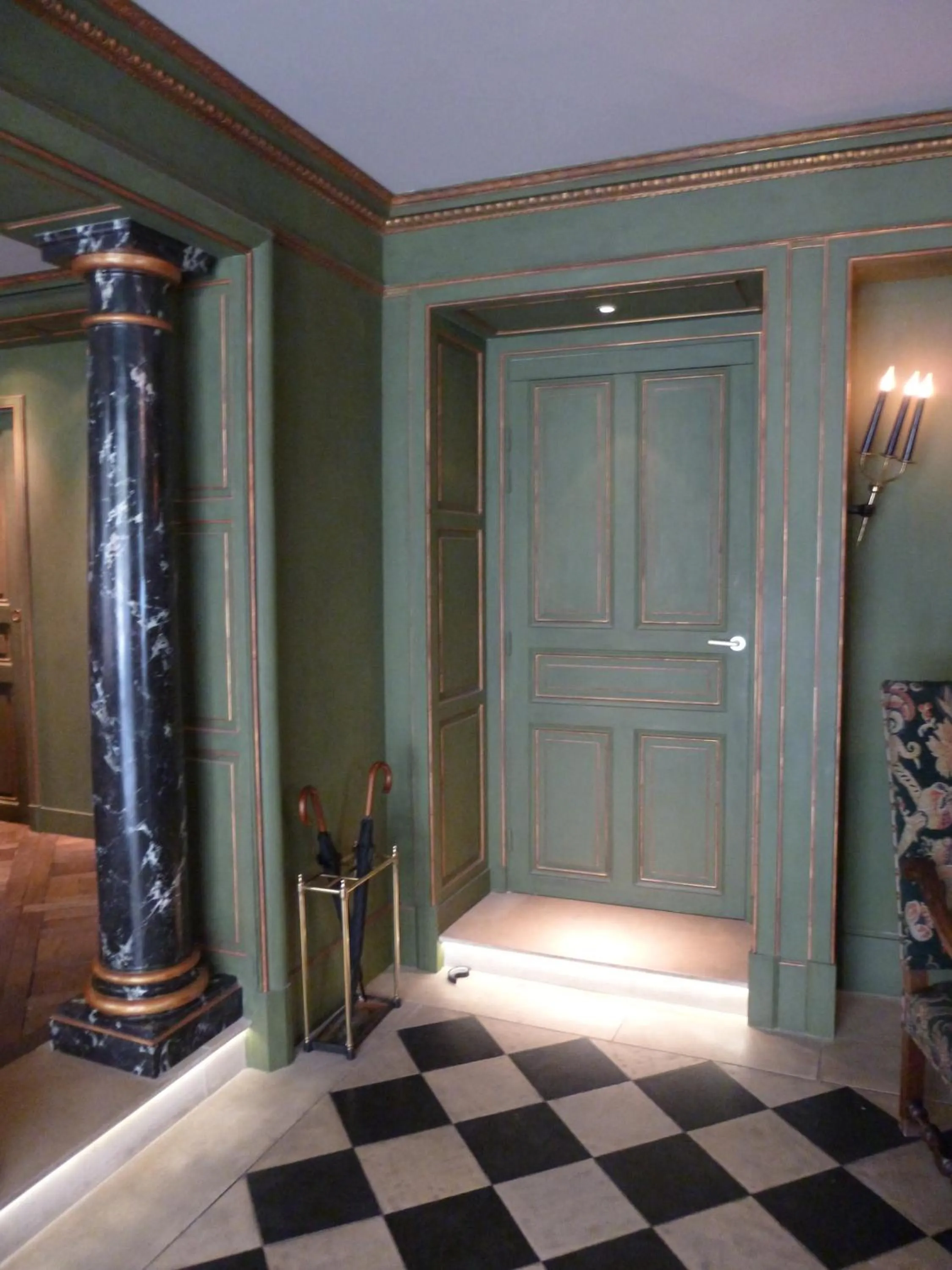 Lobby or reception in Hôtel du Vieux Marais