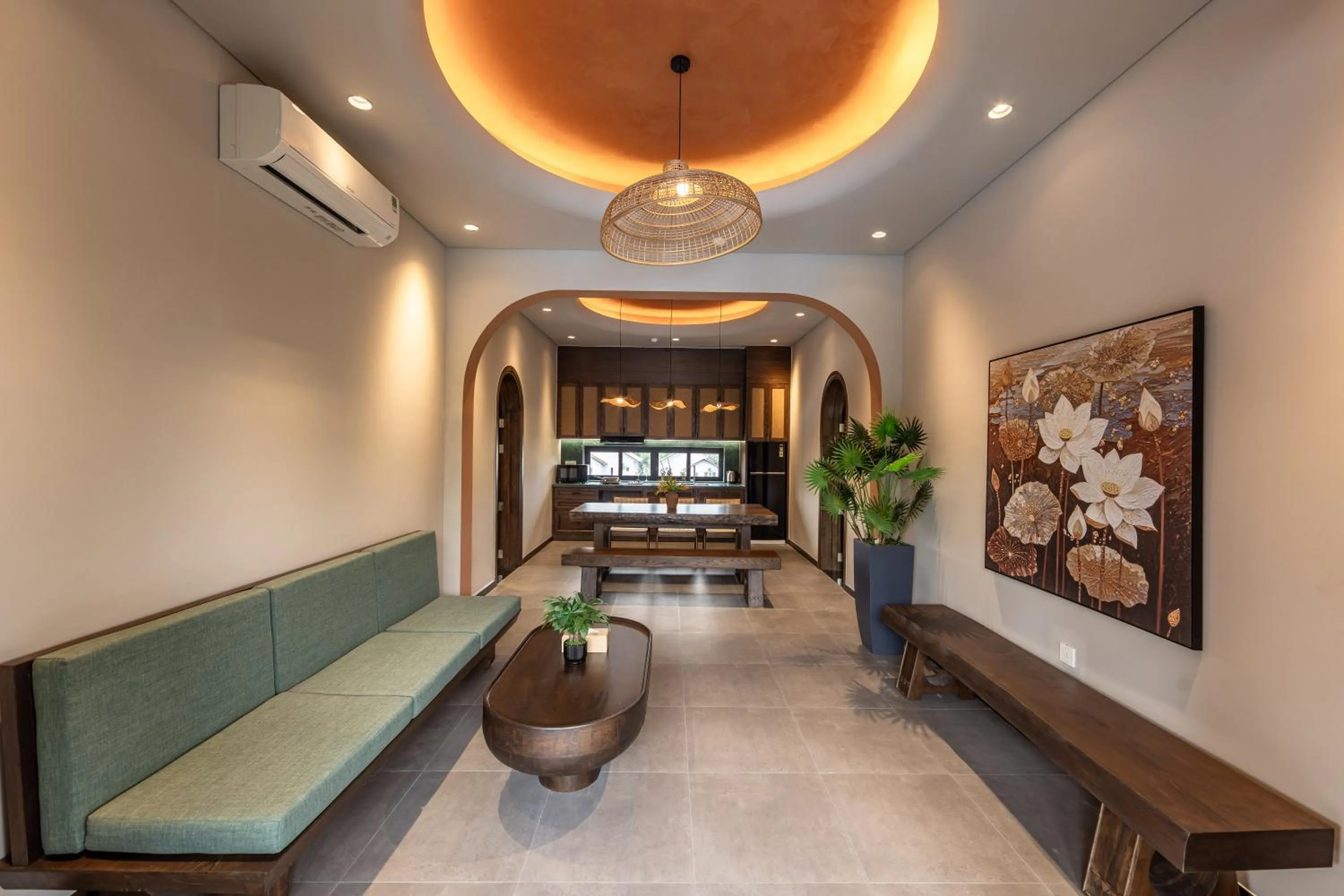 Living room in Emerald Garden Retreat