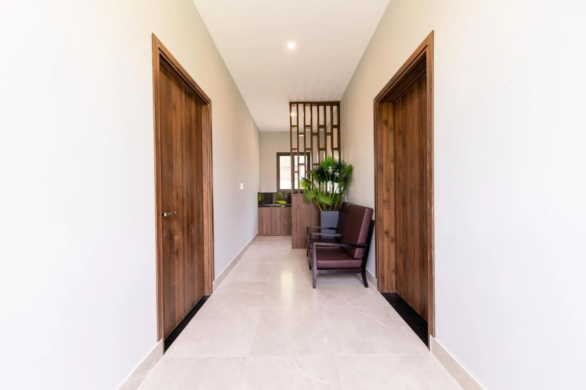 Seating area in Emerald Garden Retreat