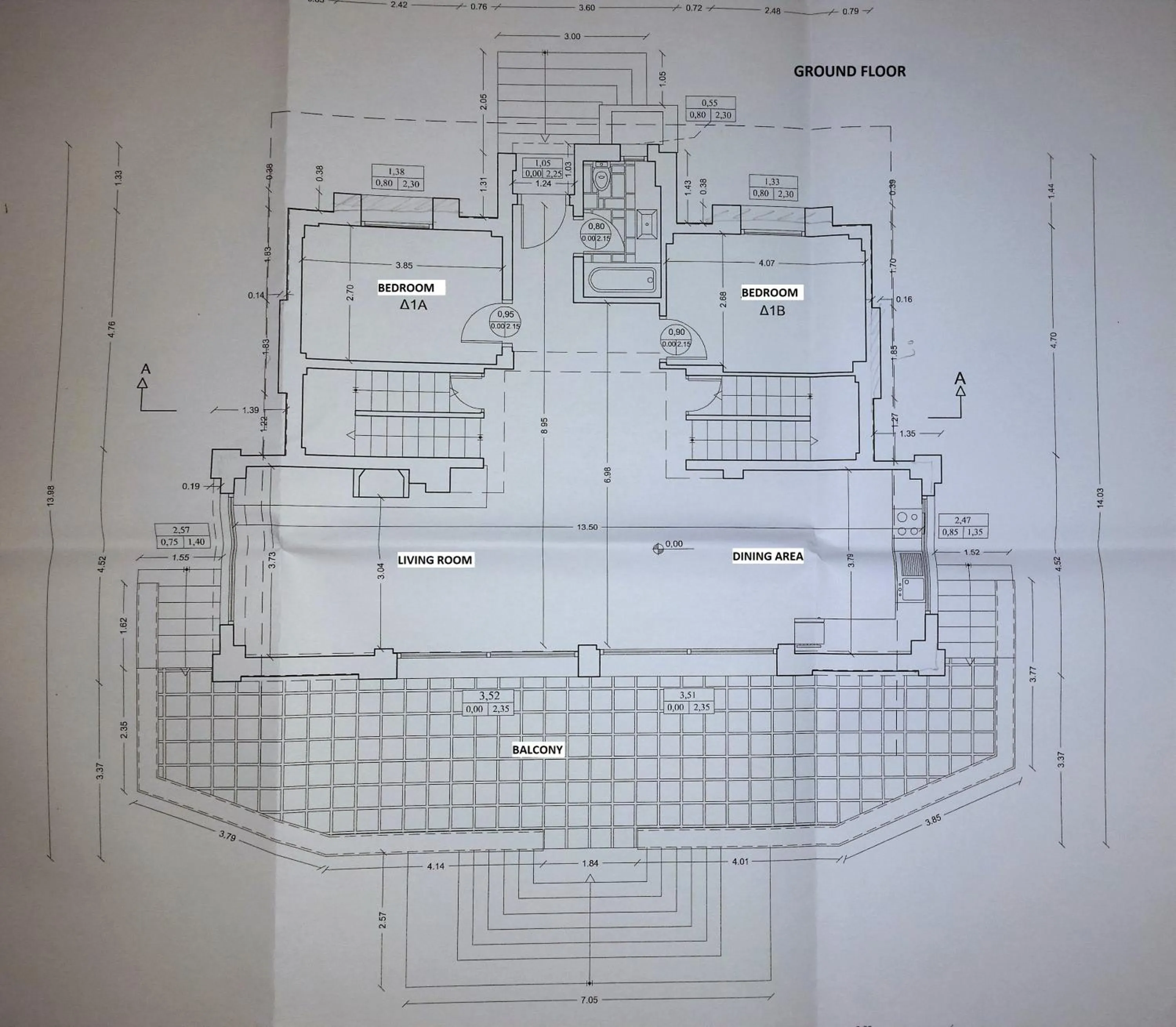 Floor plan in Villa Anna Maria Kriopigi Private Pool & Sea View 5 Bedrooms