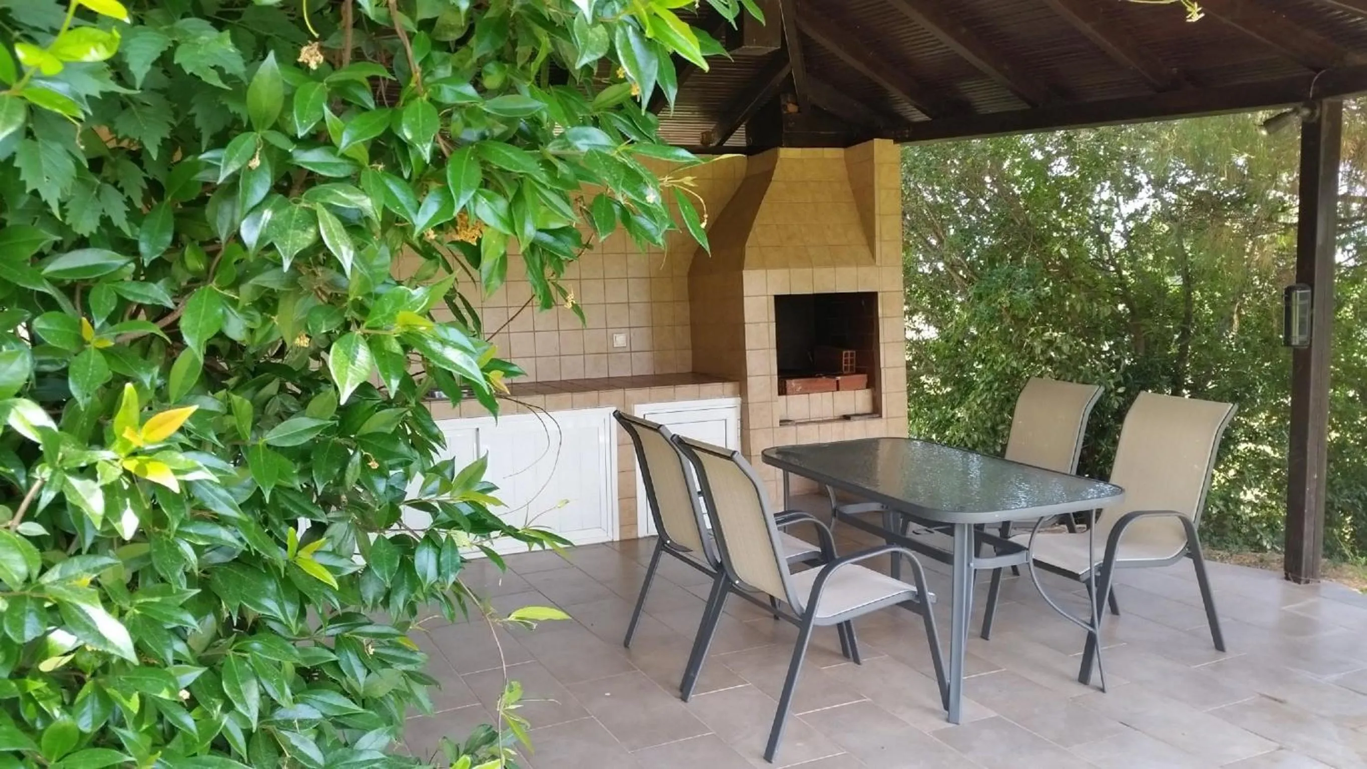 Patio in Villa Anna Maria Kriopigi Private Pool & Sea View 5 Bedrooms