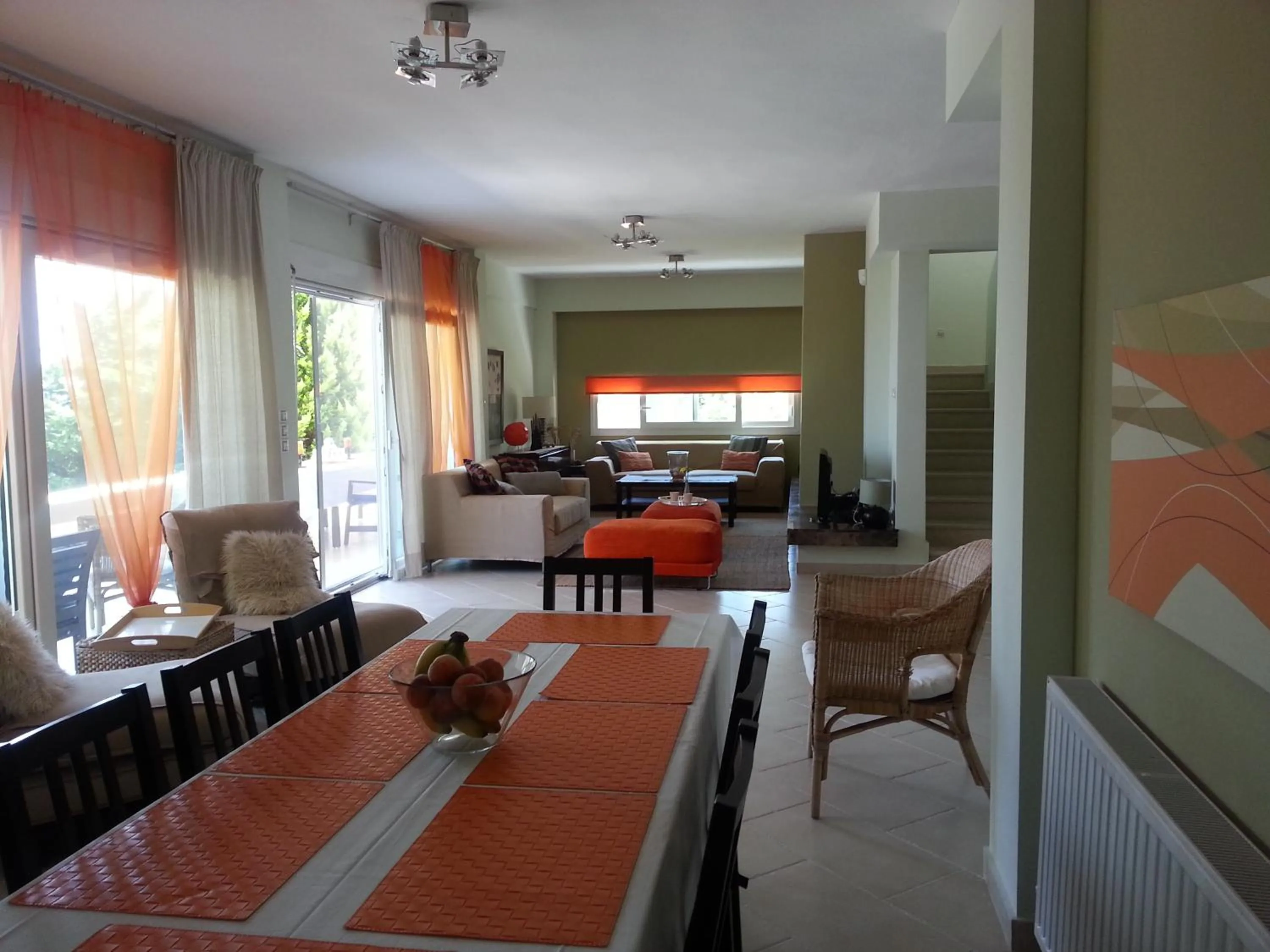 TV and multimedia, Bed in Villa Anna Maria Kriopigi Private Pool & Sea View 5 Bedrooms