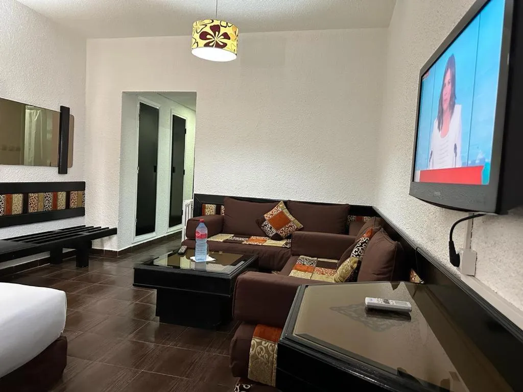 Seating area in Ourida Urban Hotel Rabat