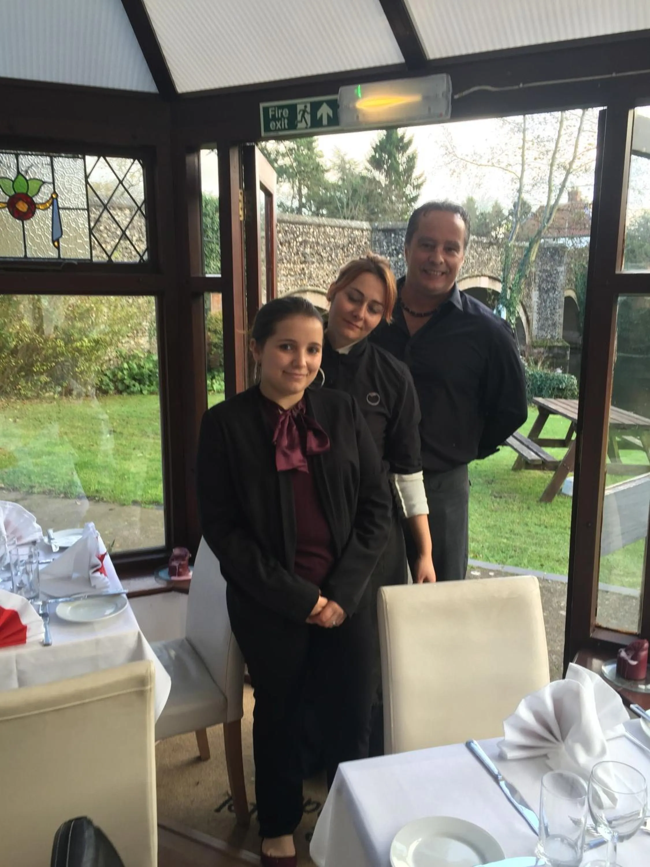 Staff in Bridge Hotel Brandon