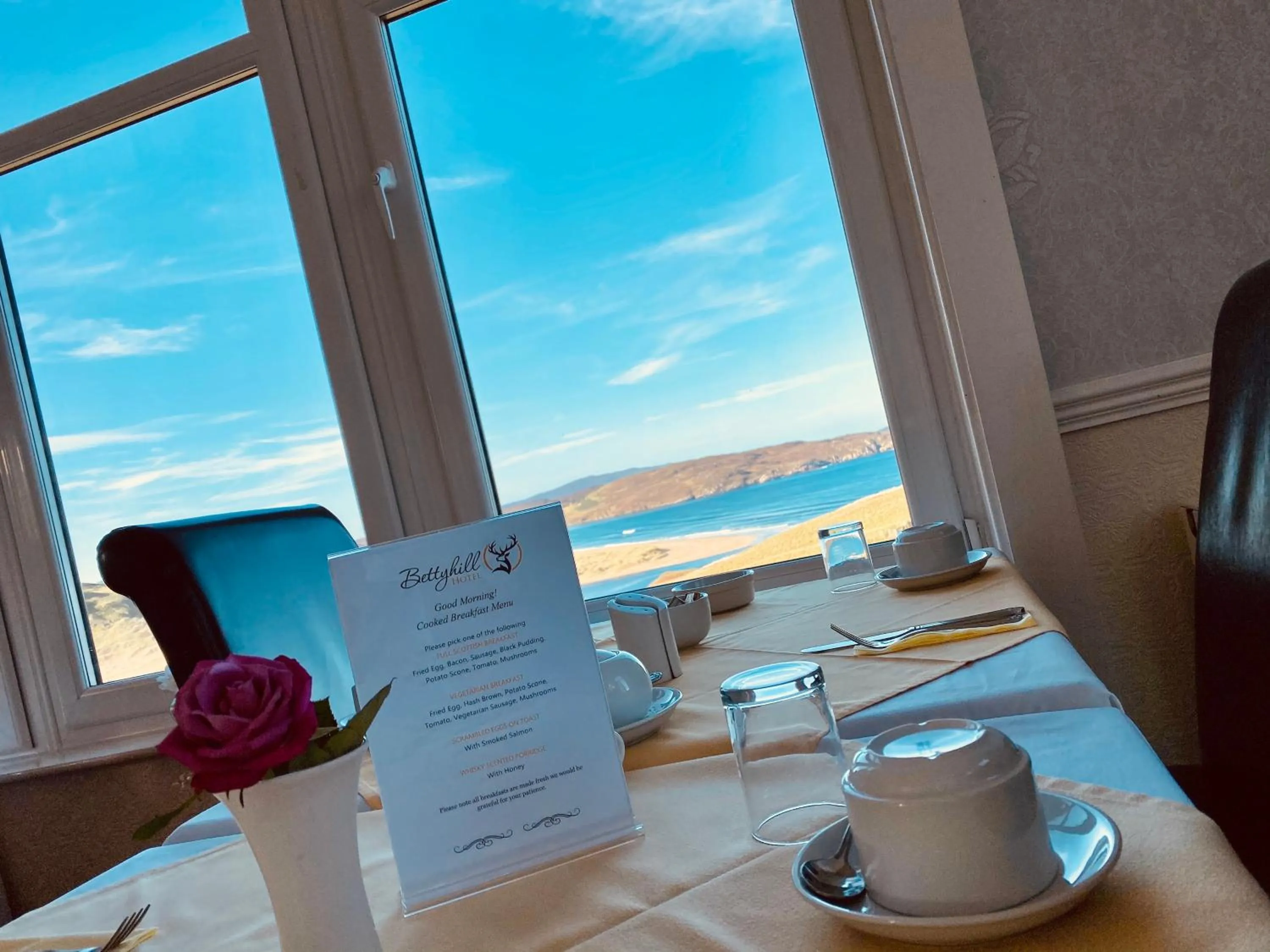 Sea view in Bettyhill Hotel