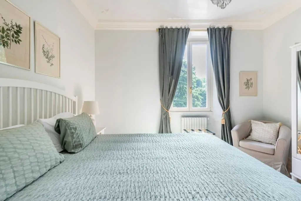 Bed in Il Giardino Garden View Apartment