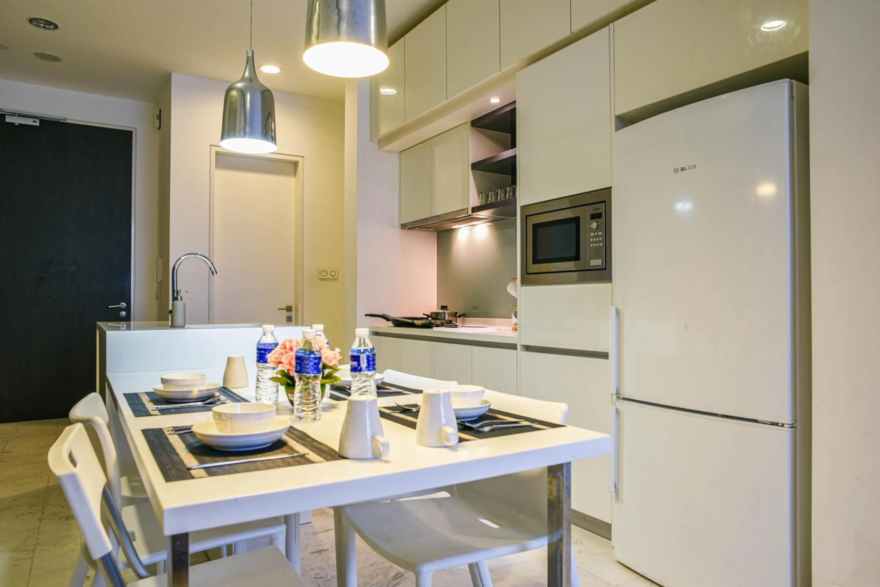 Kitchen or kitchenette in Sidemen Suites at Platinum KLCC