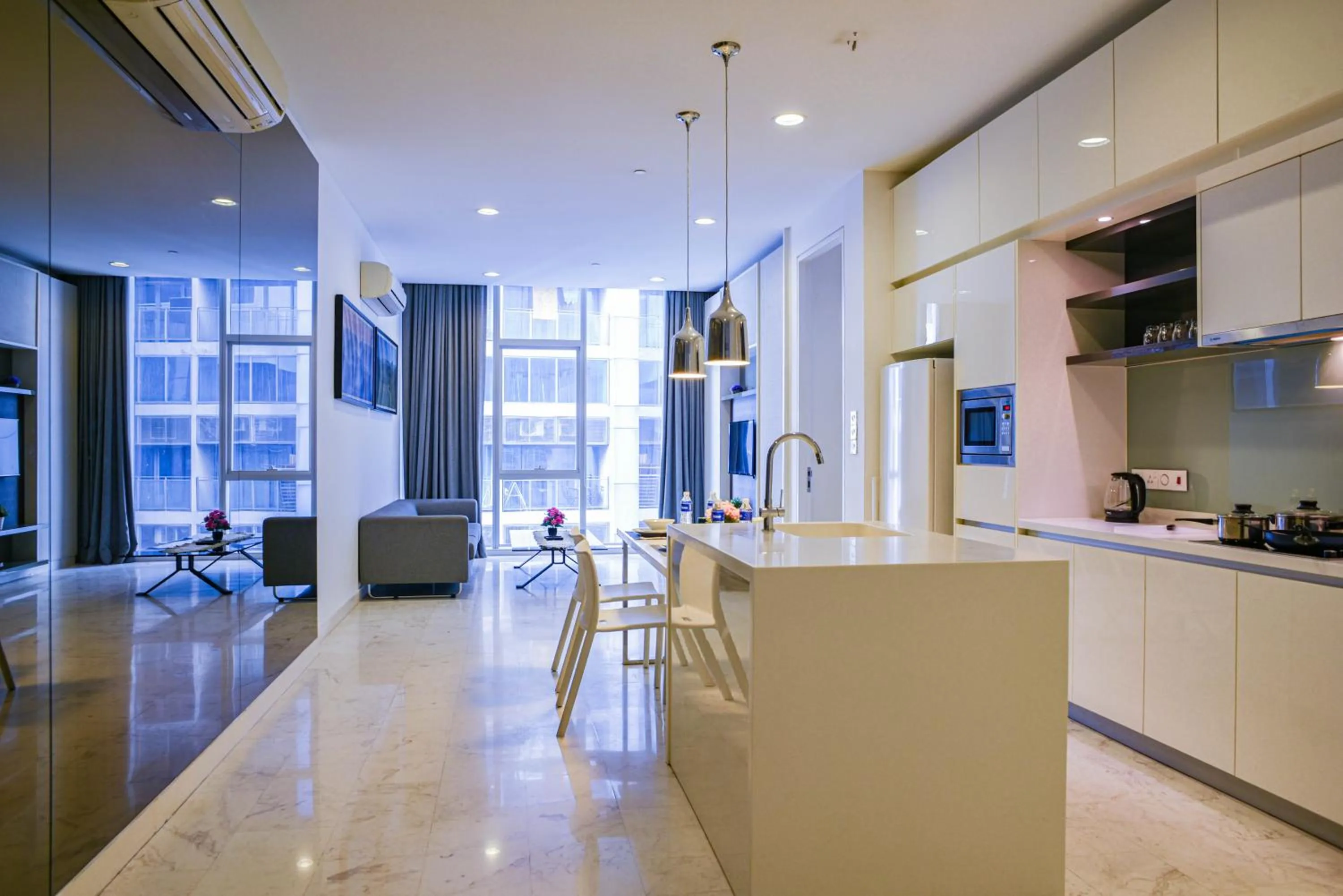 Kitchen or kitchenette in Sidemen Suites at Platinum KLCC