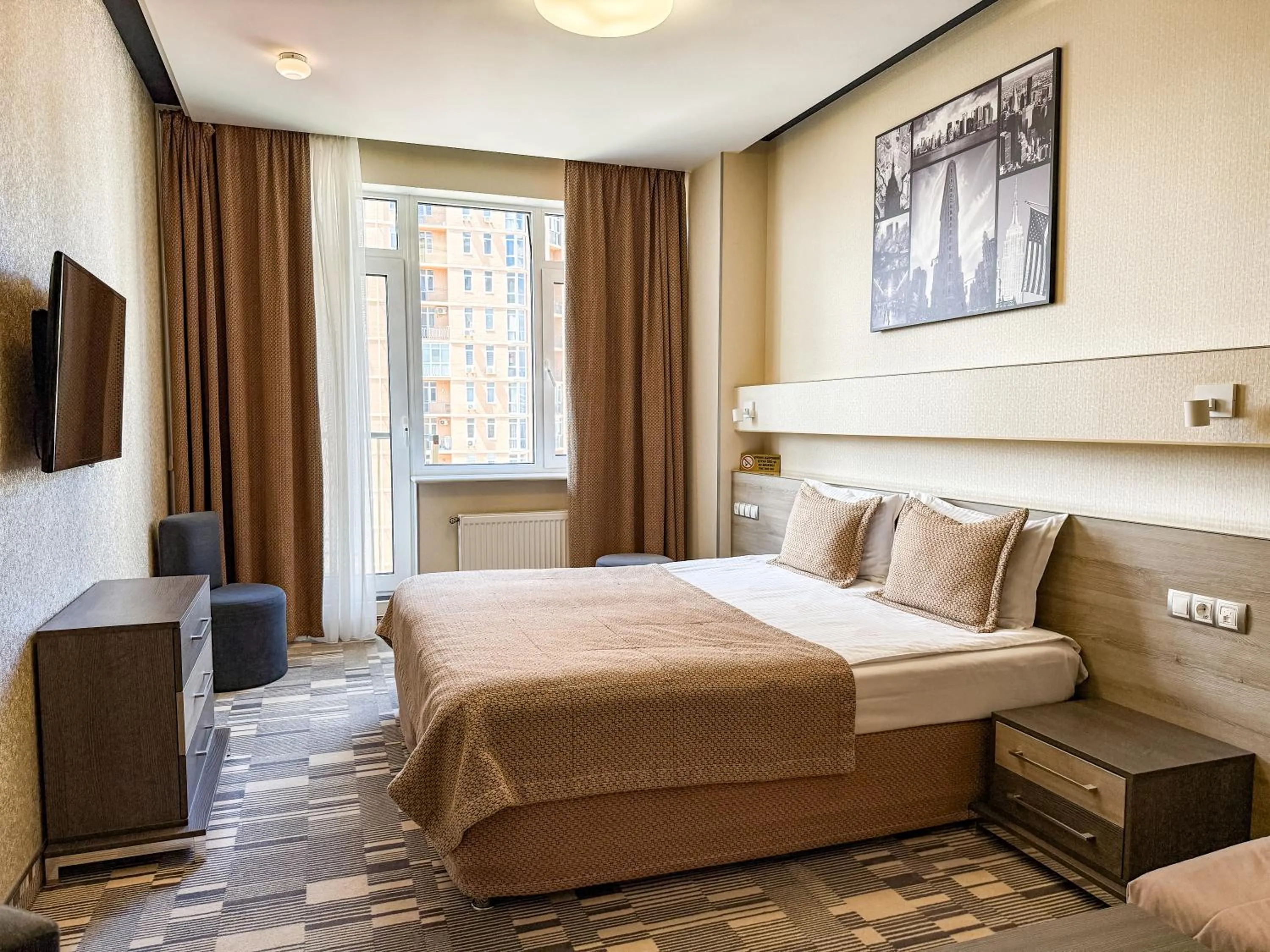 Bed in 12th Floor Apartments