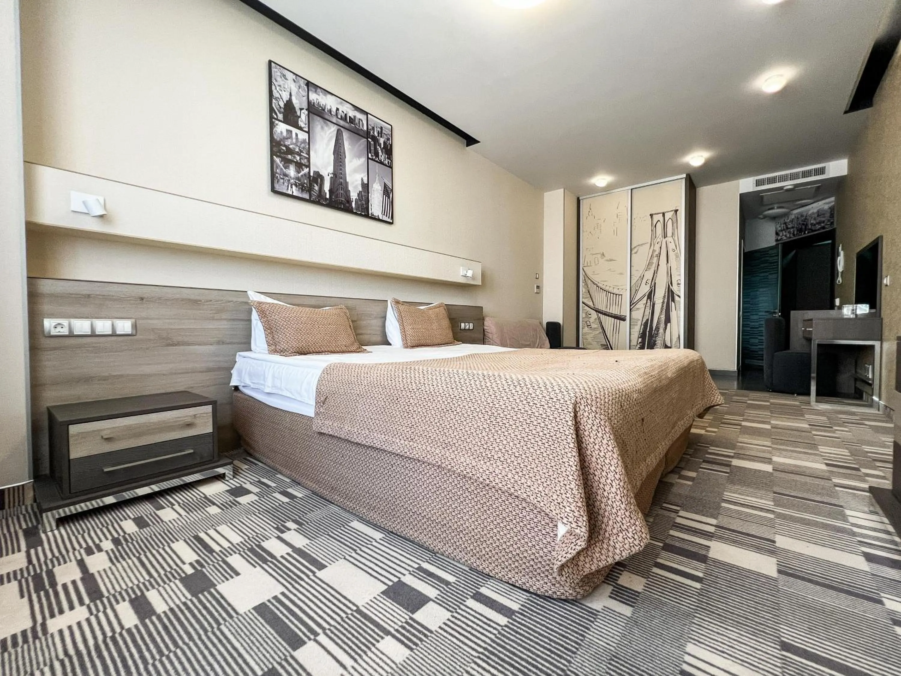 Bed in 12th Floor Apartments