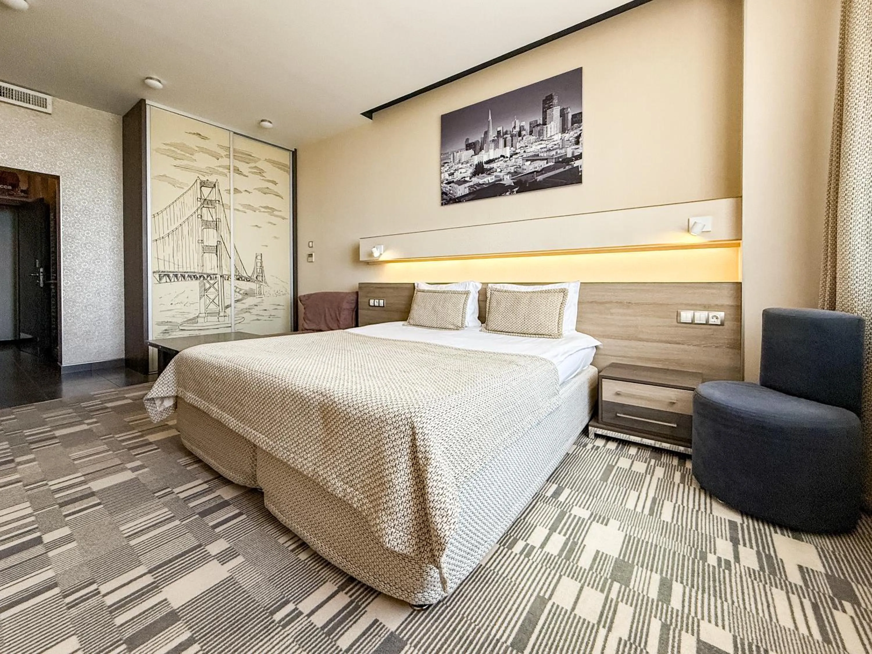 Bed in 12th Floor Apartments