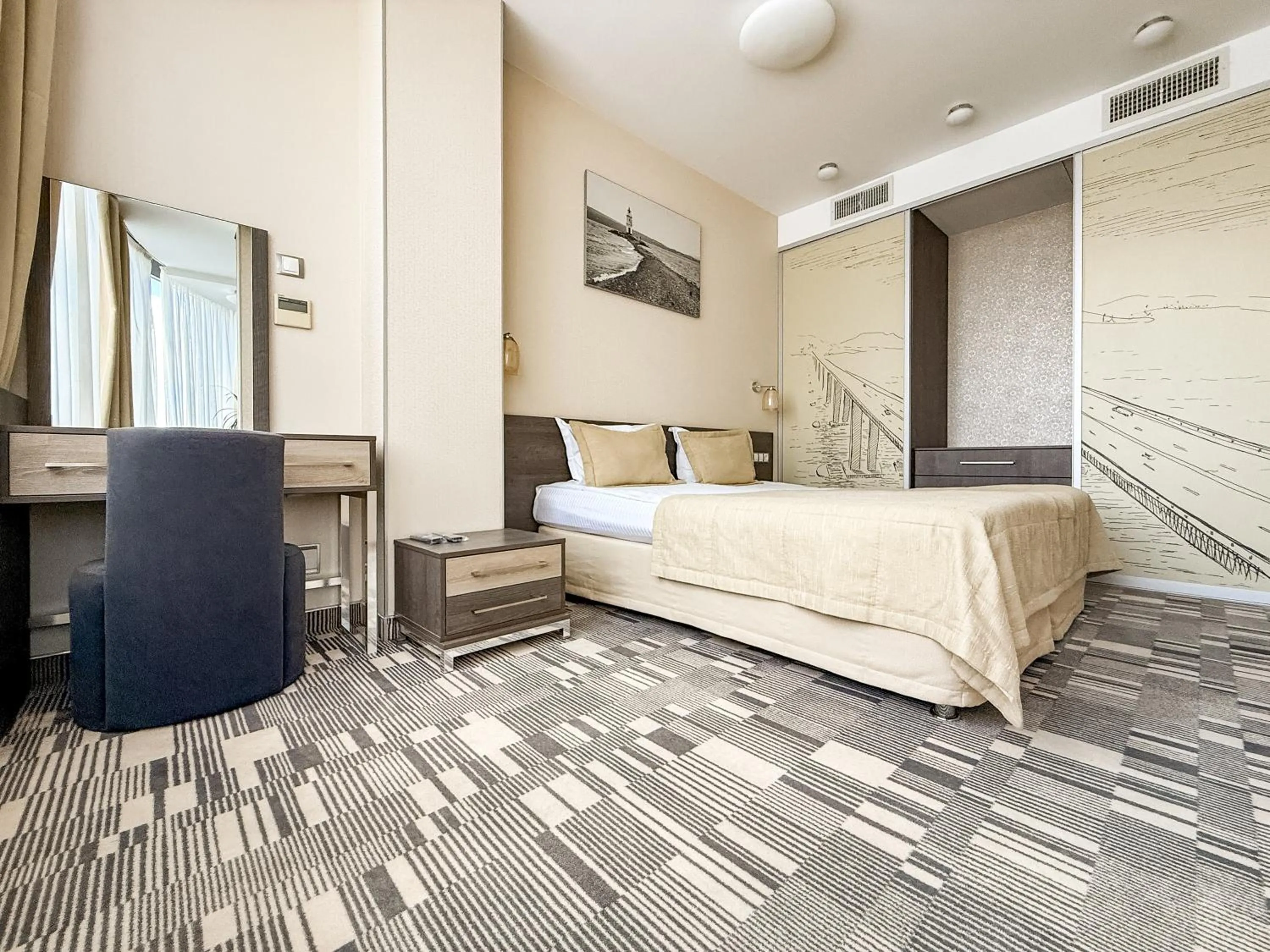 Bed in 12th Floor Apartments