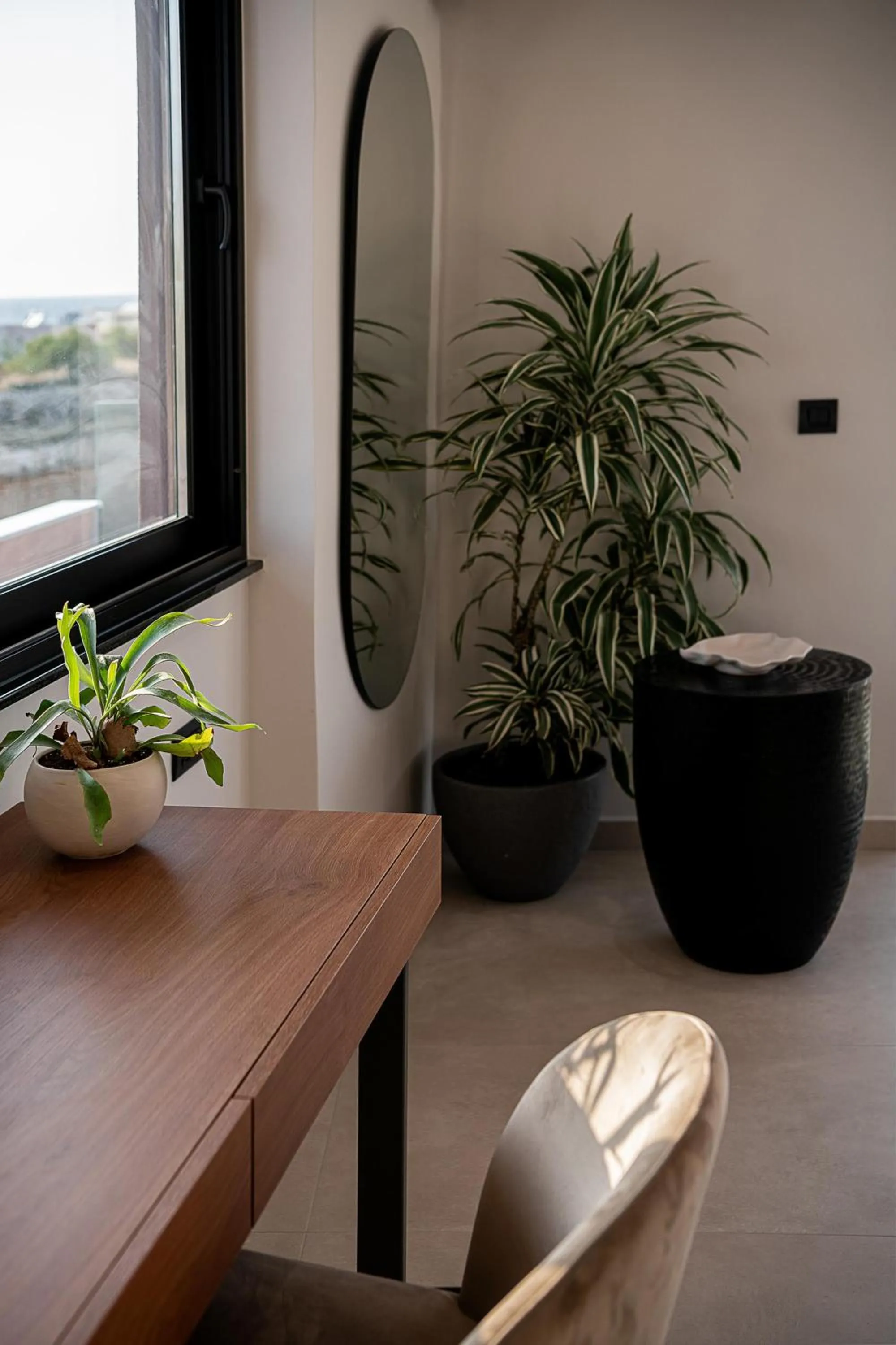 Seating area in Theta Boutique Hotel