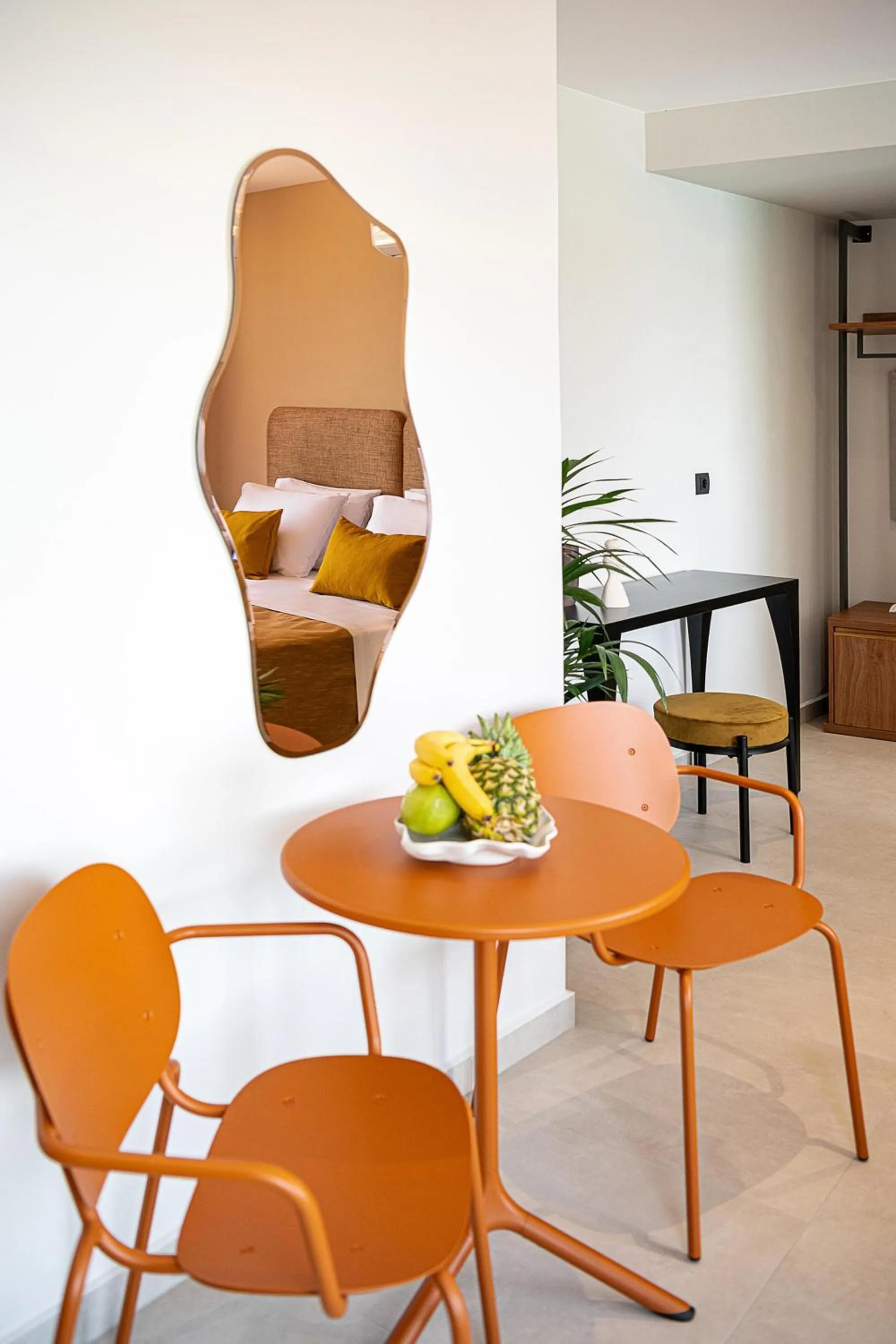 Seating area in Theta Boutique Hotel