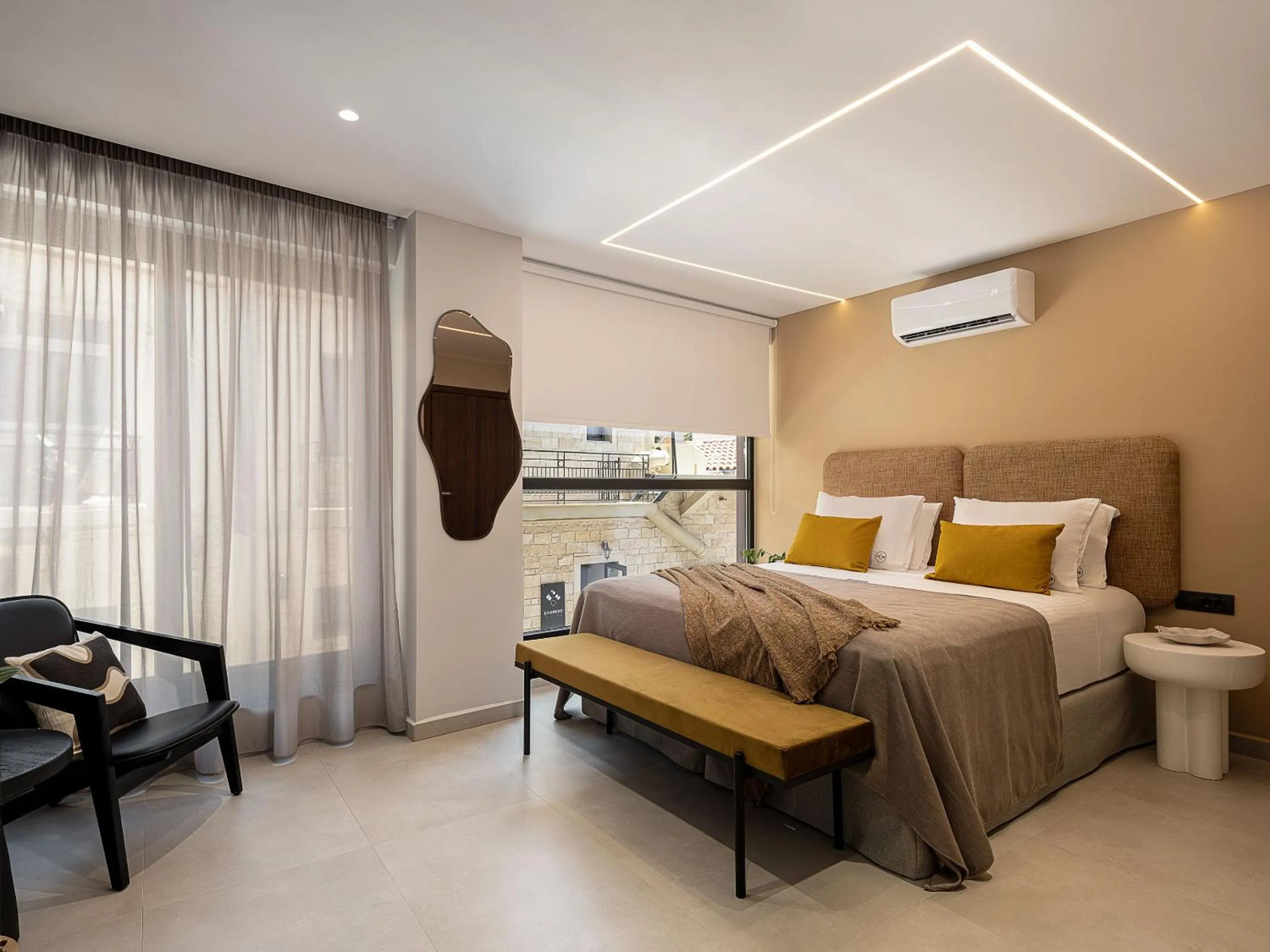 Bed in Theta Boutique Hotel