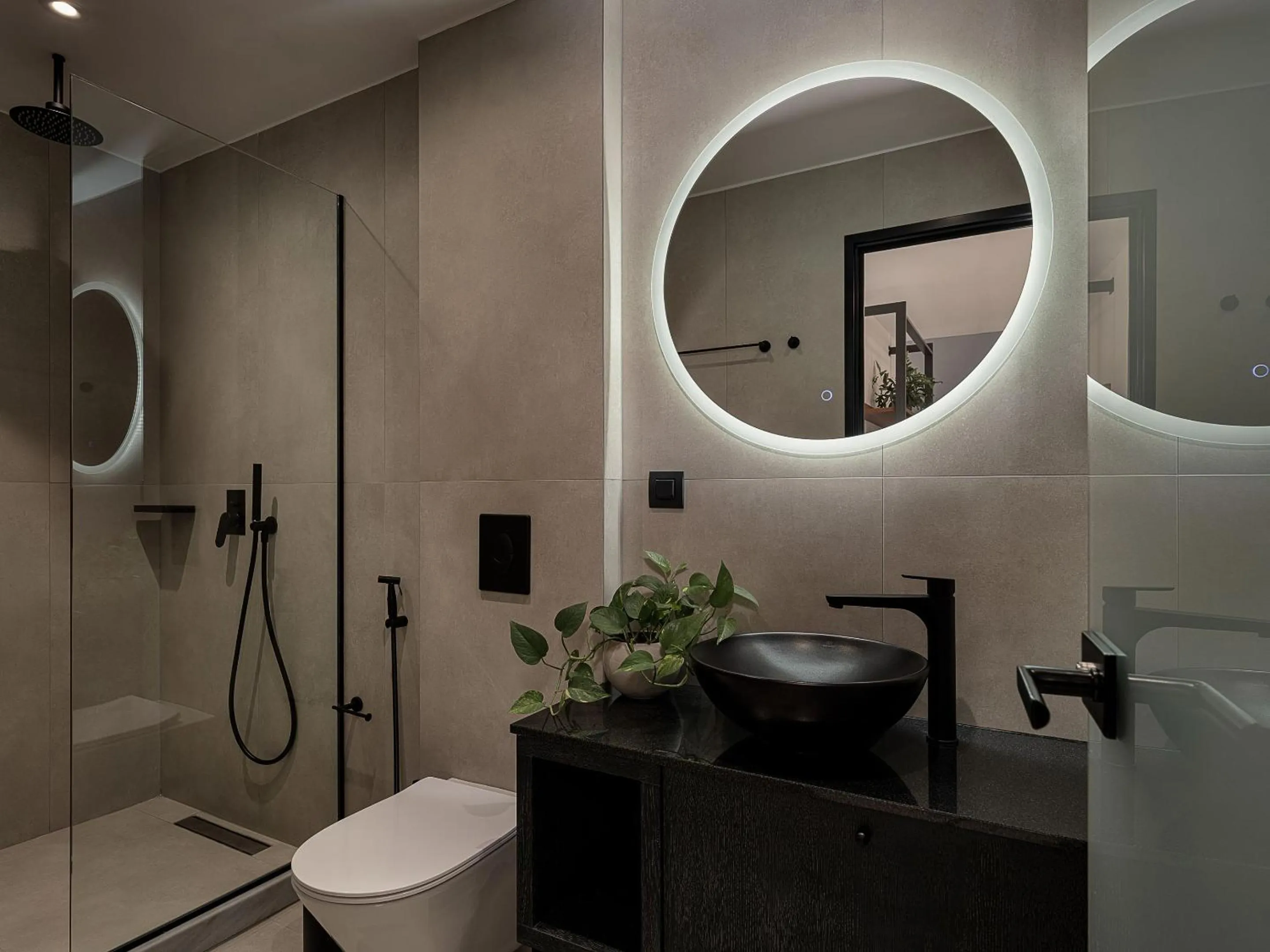 Shower in Theta Boutique Hotel