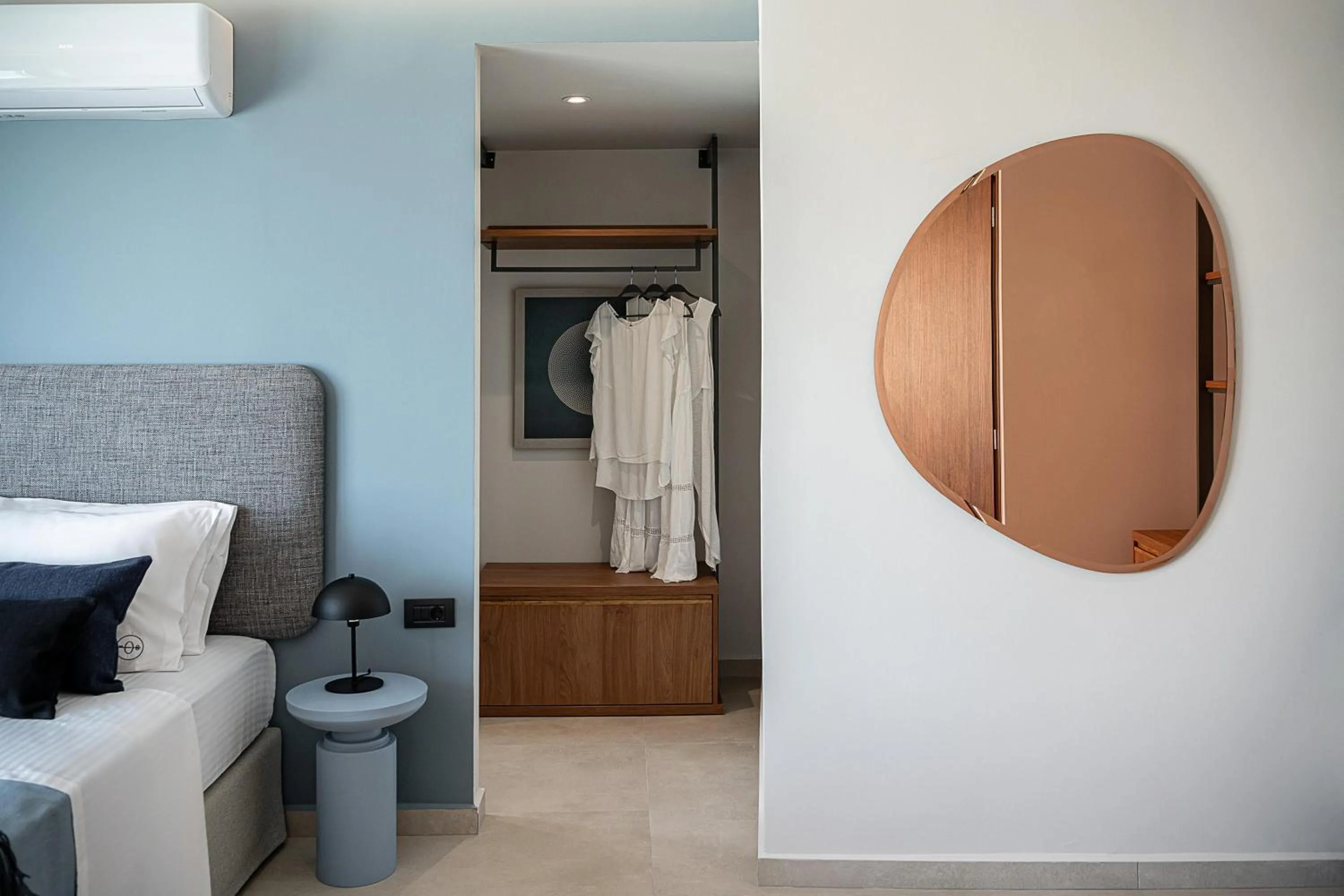 Bed in Theta Boutique Hotel