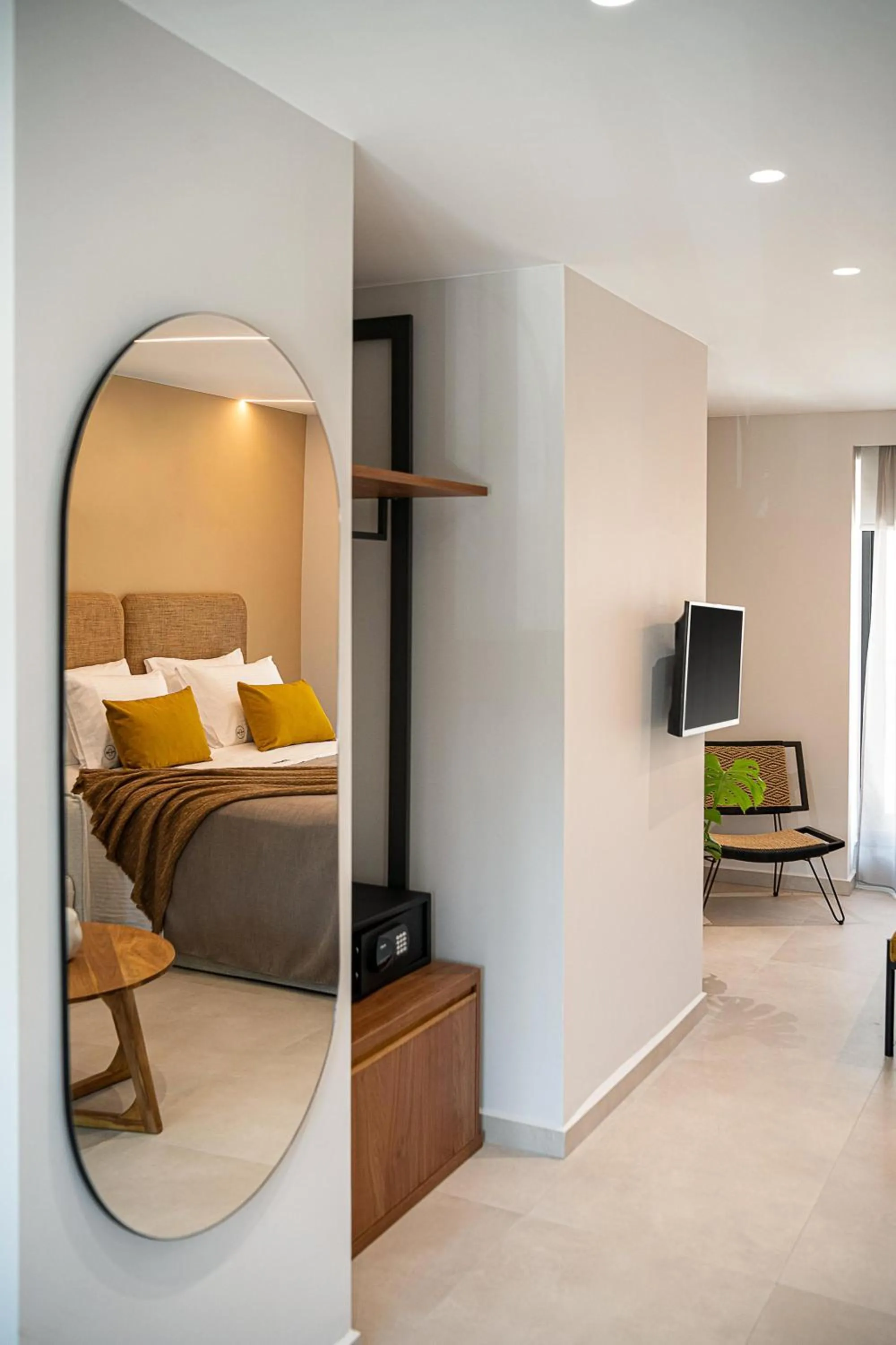 Bed in Theta Boutique Hotel