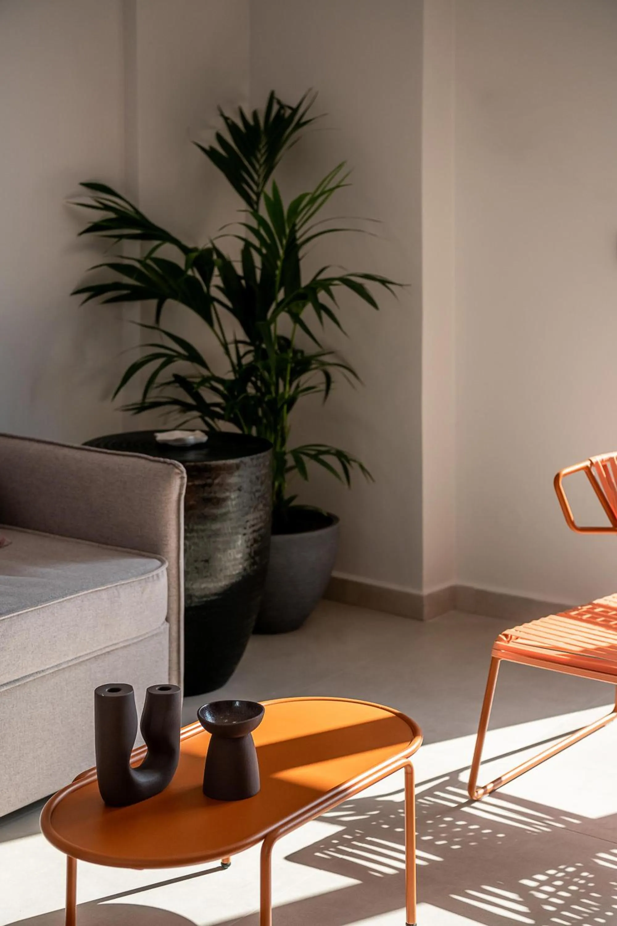 Living room in Theta Boutique Hotel