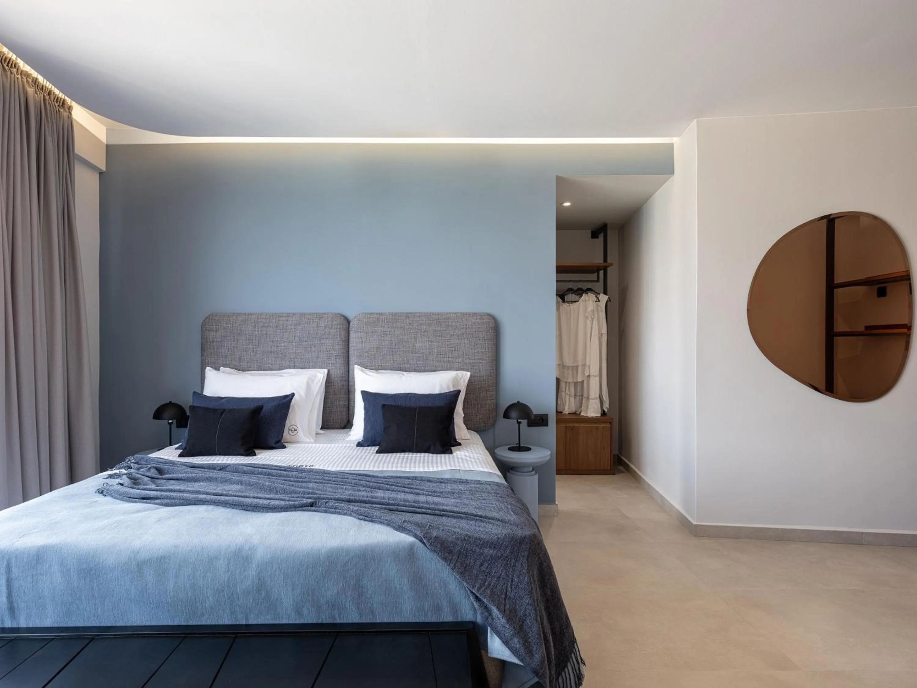 Bed in Theta Boutique Hotel