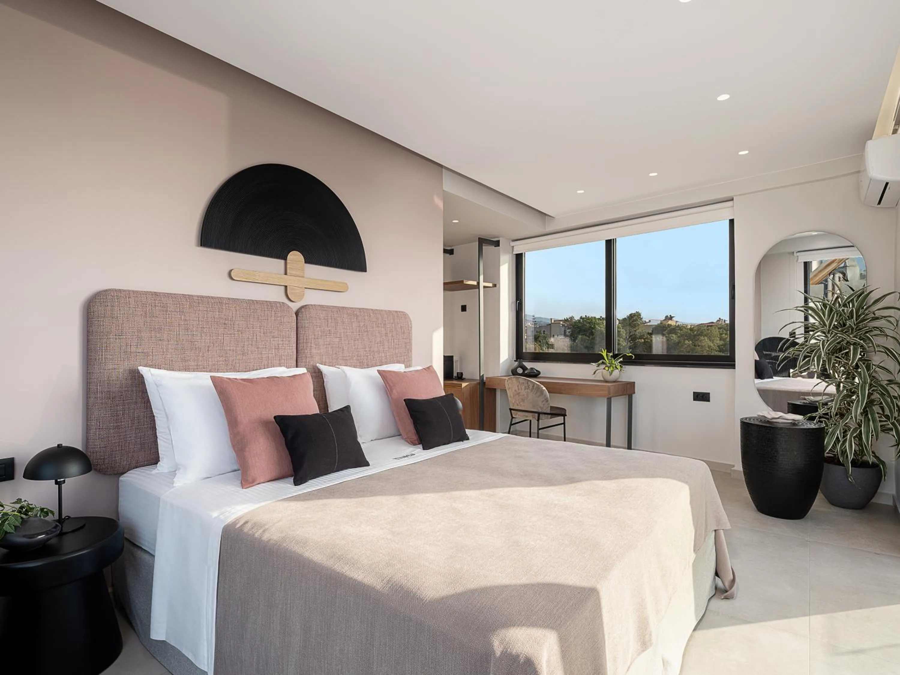 Bed in Theta Boutique Hotel