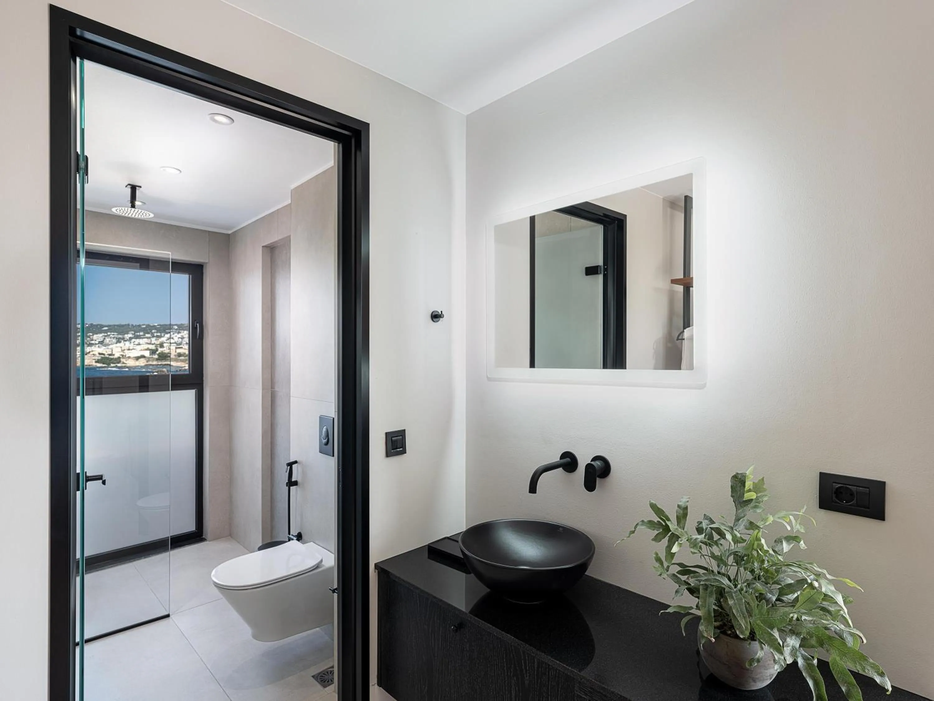 Shower in Theta Boutique Hotel