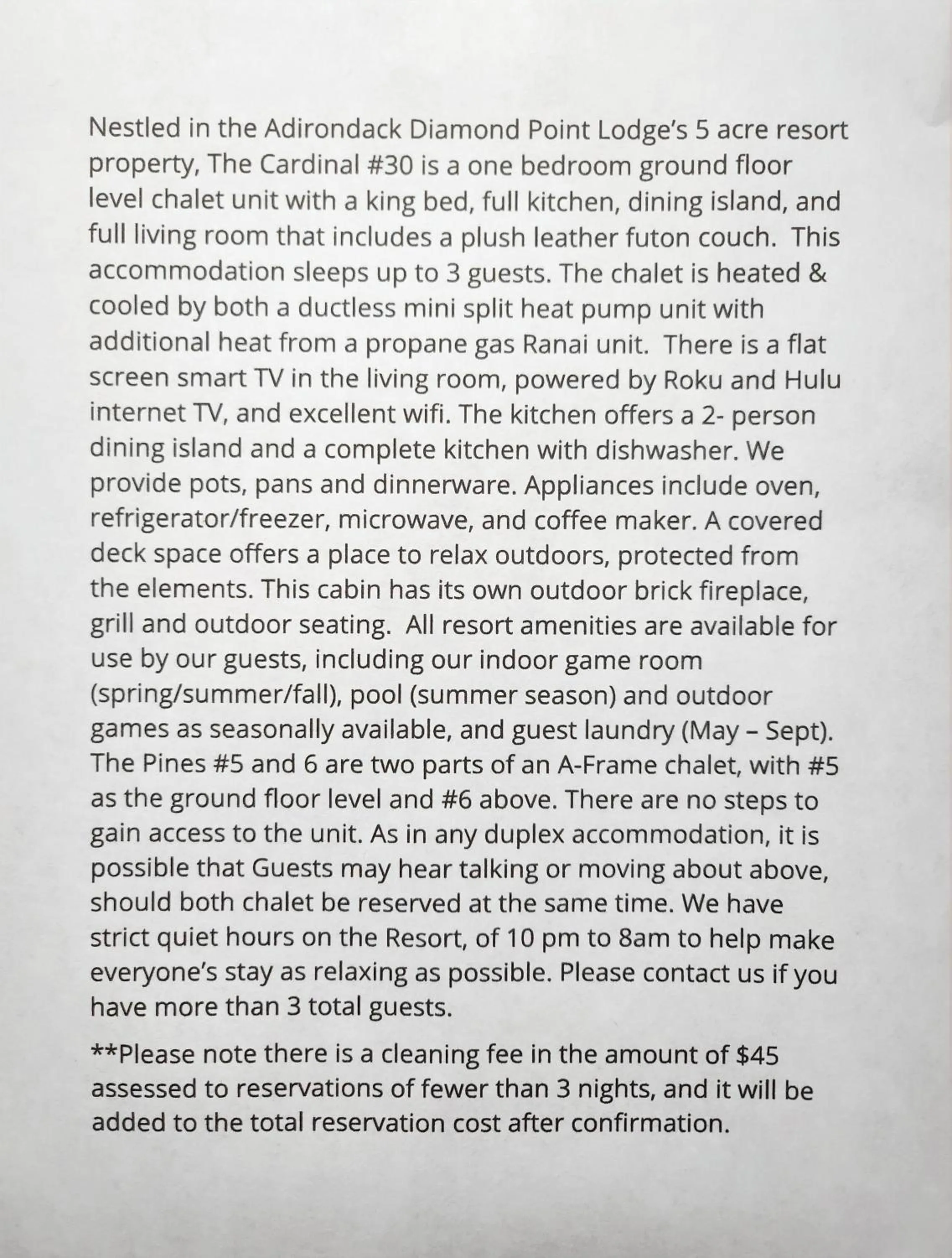 Adirondack Diamond Point Lodge