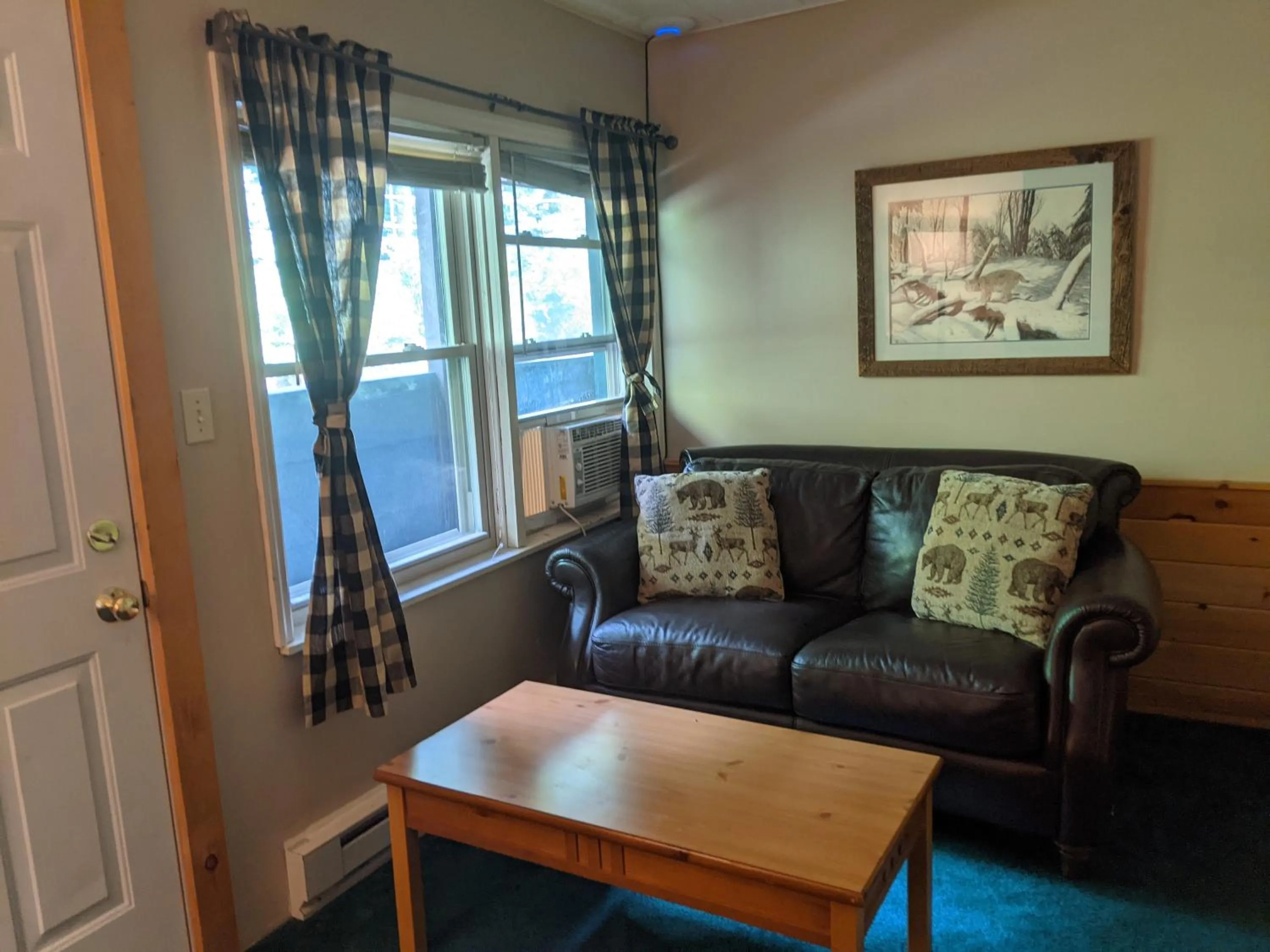 Seating area in Adirondack Diamond Point Lodge