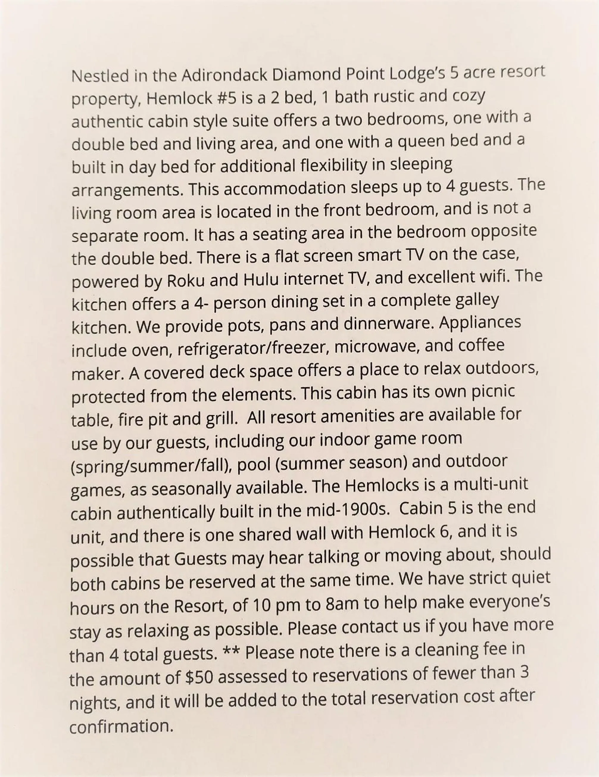 Adirondack Diamond Point Lodge