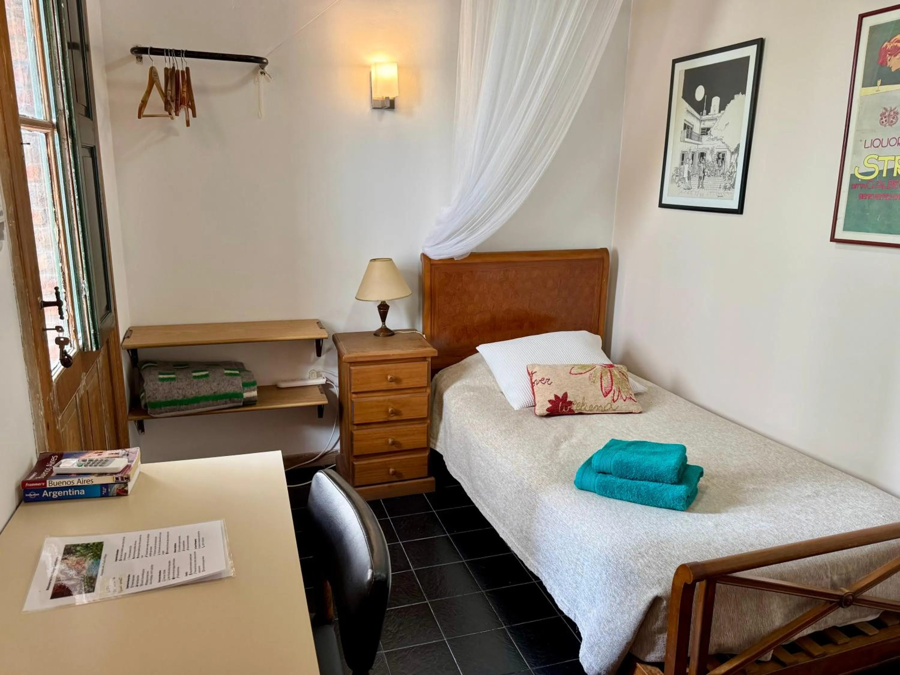 Bed in Lina's Tango Guesthouse