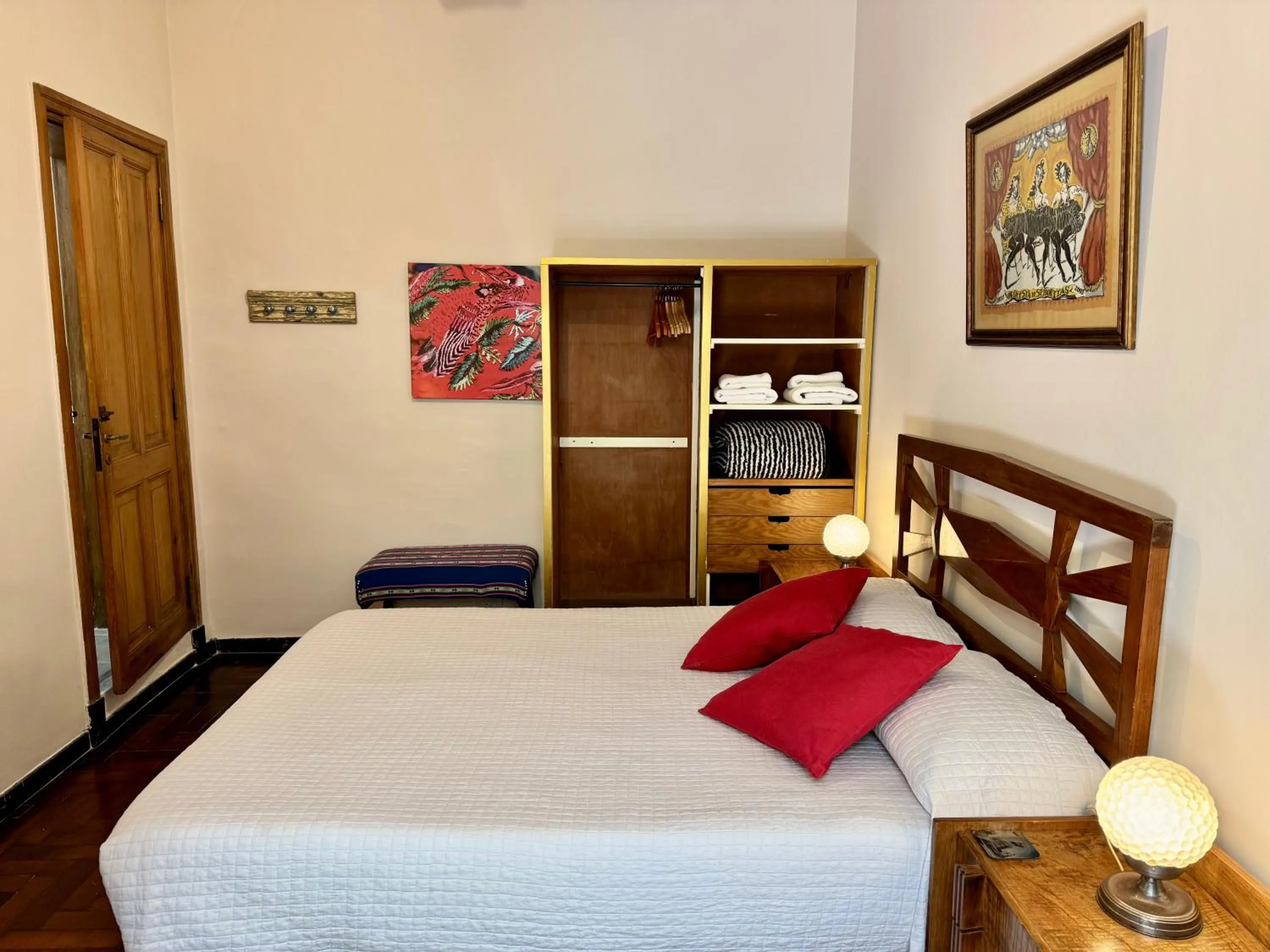 Bed in Lina's Tango Guesthouse