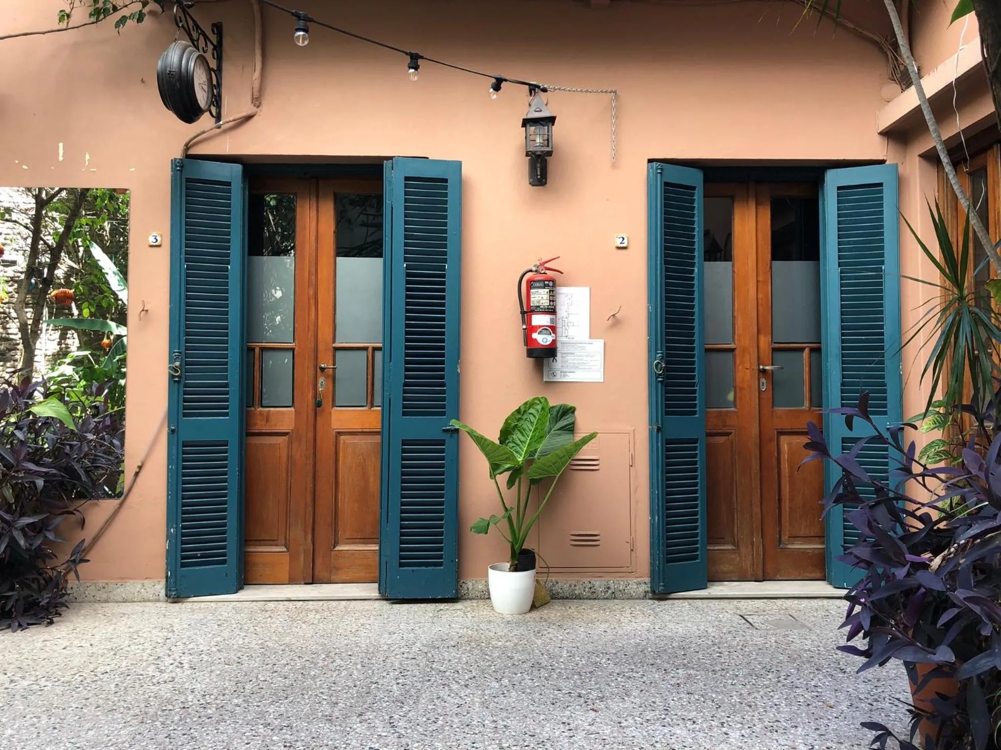 Patio in Lina's Tango Guesthouse