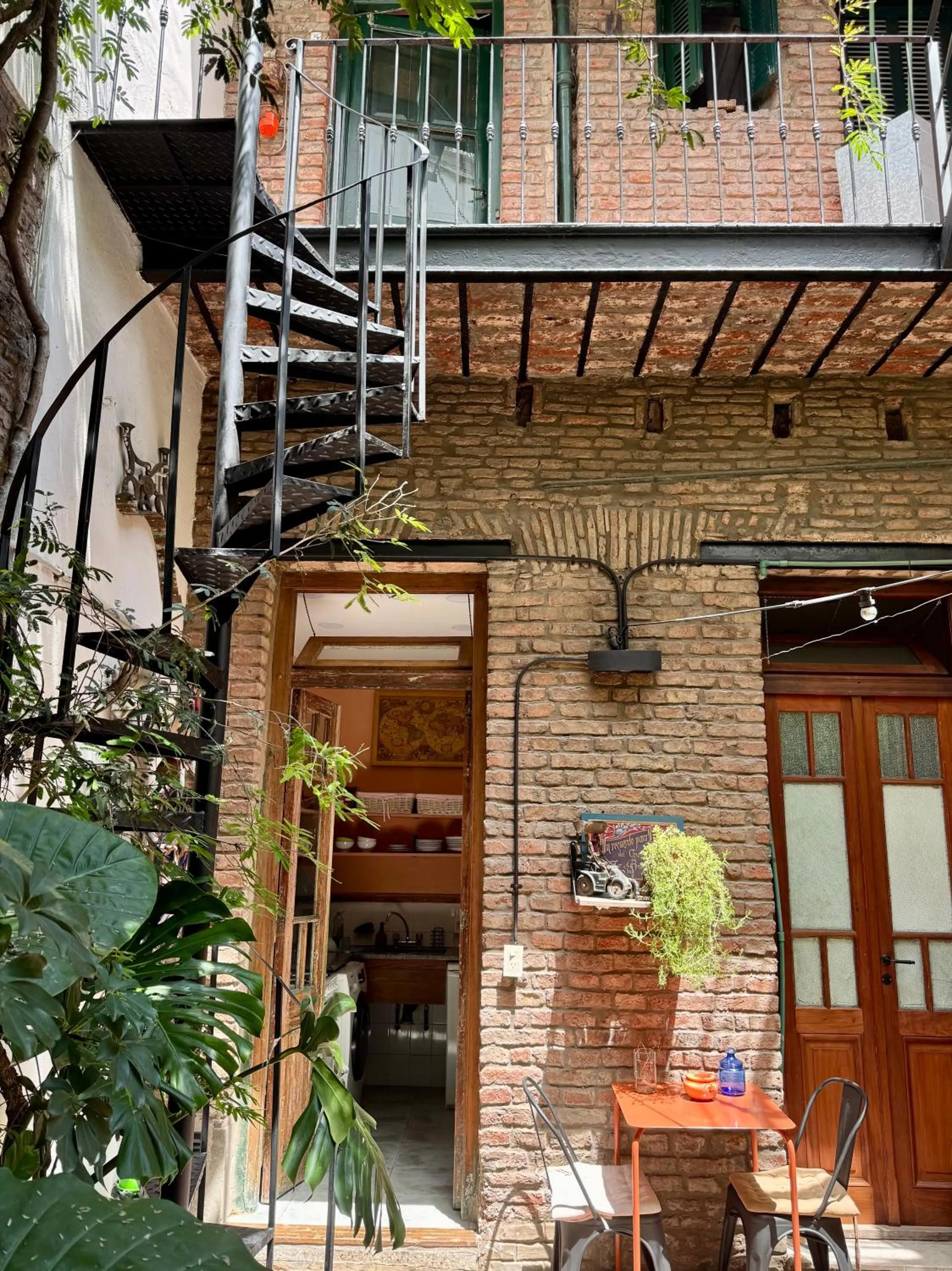 Patio in Lina's Tango Guesthouse
