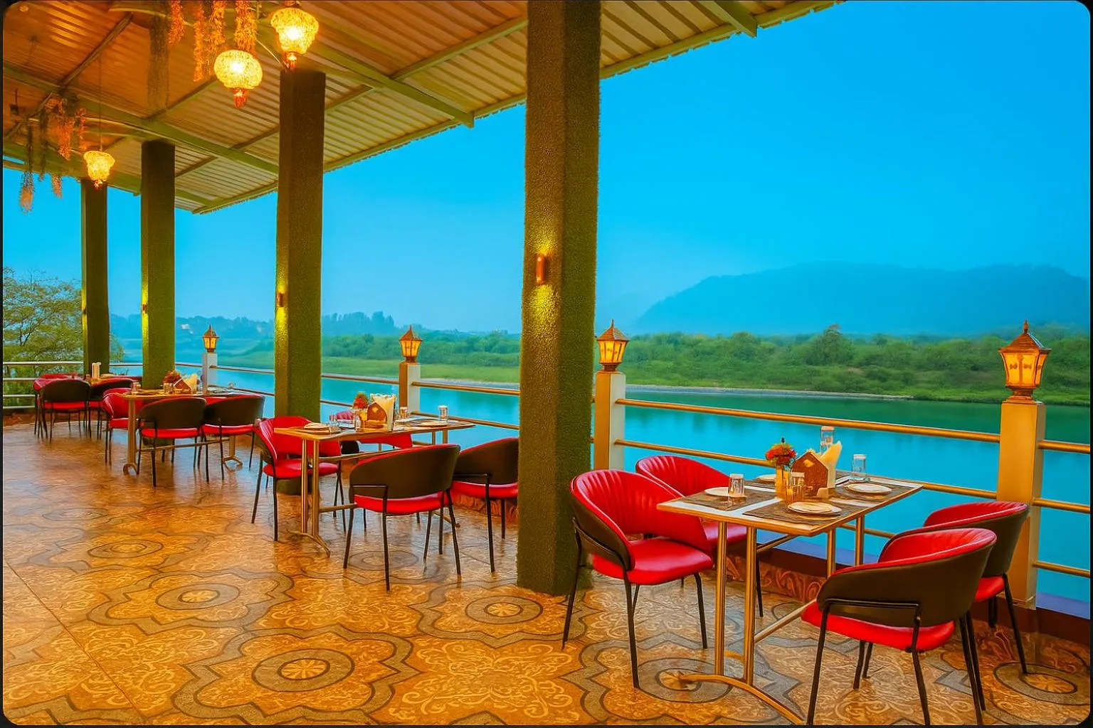 Restaurant/places to eat in The Neeraj Naturecure - Ganga View
