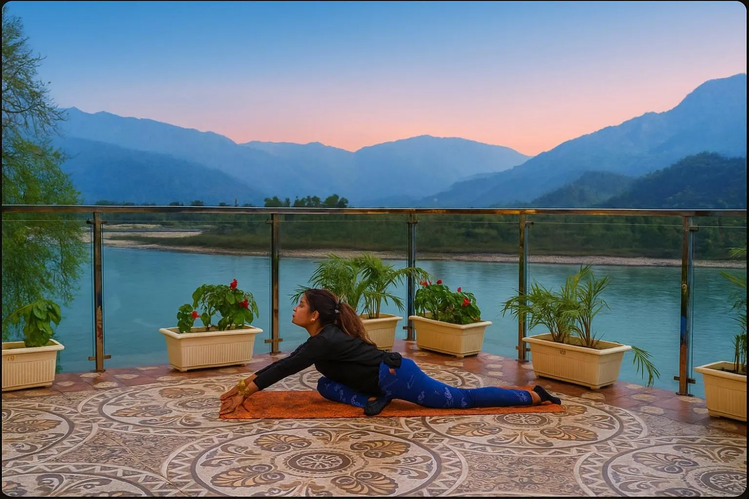 Day in The Neeraj Naturecure - Ganga View