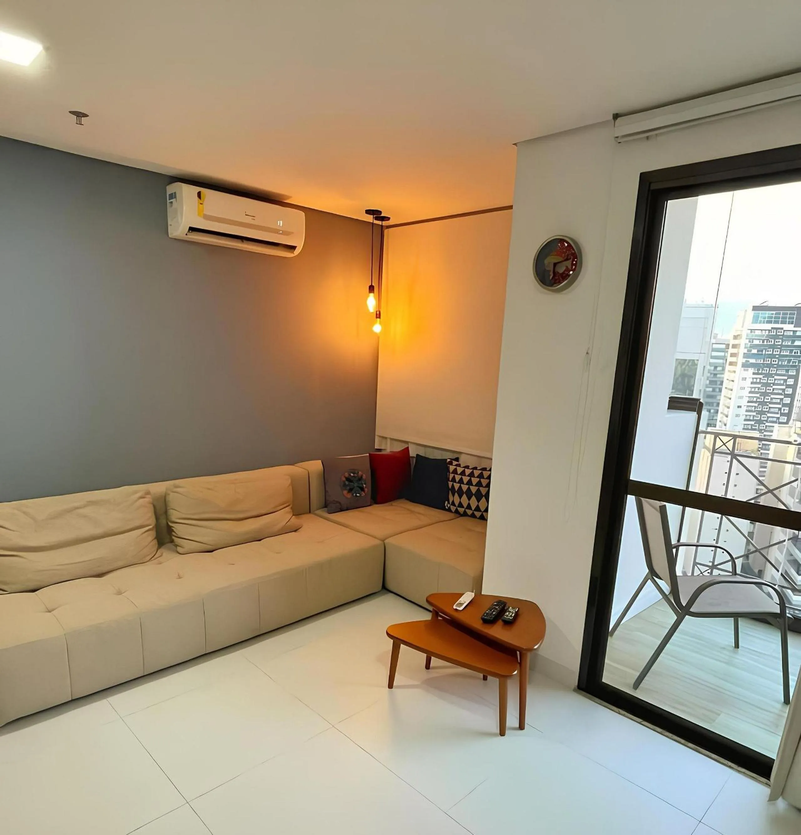 Living room in Elegance Suítes Alvorada