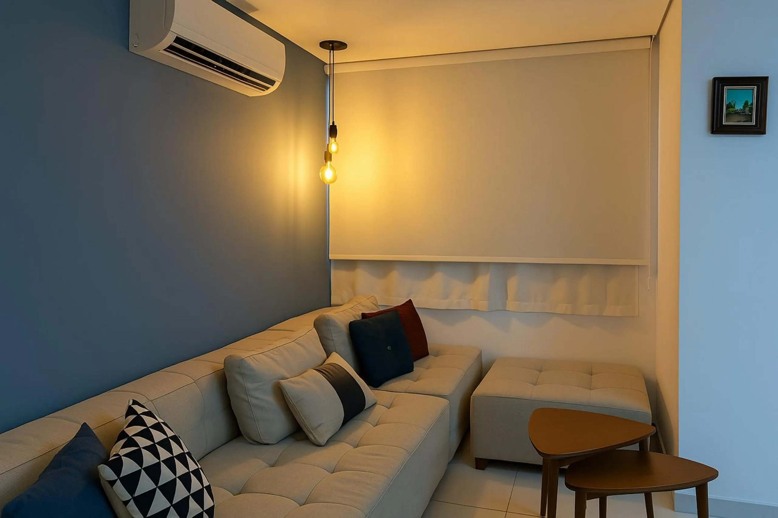 Living room in Elegance Suítes Alvorada